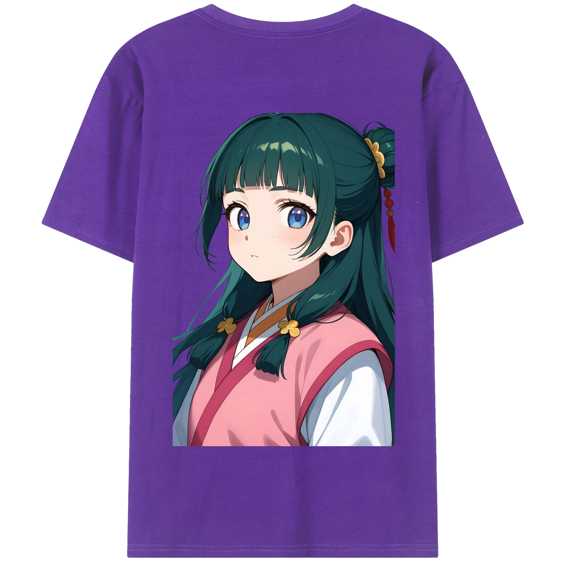 （画像用） 薬屋のひとりごと The Apothecary Diaries 綿100％半袖Tシャツ（背面プリント）