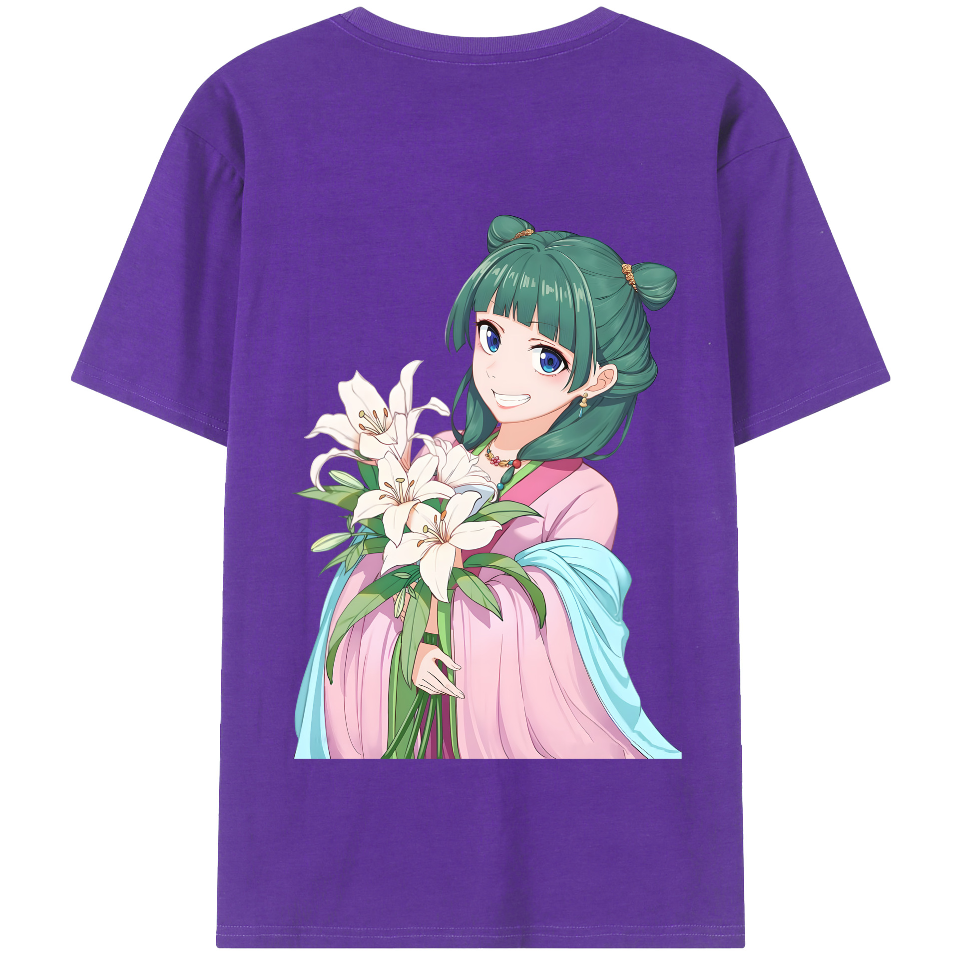 （画像用） 薬屋のひとりごと The Apothecary Diaries 綿100％半袖Tシャツ（背面プリント）