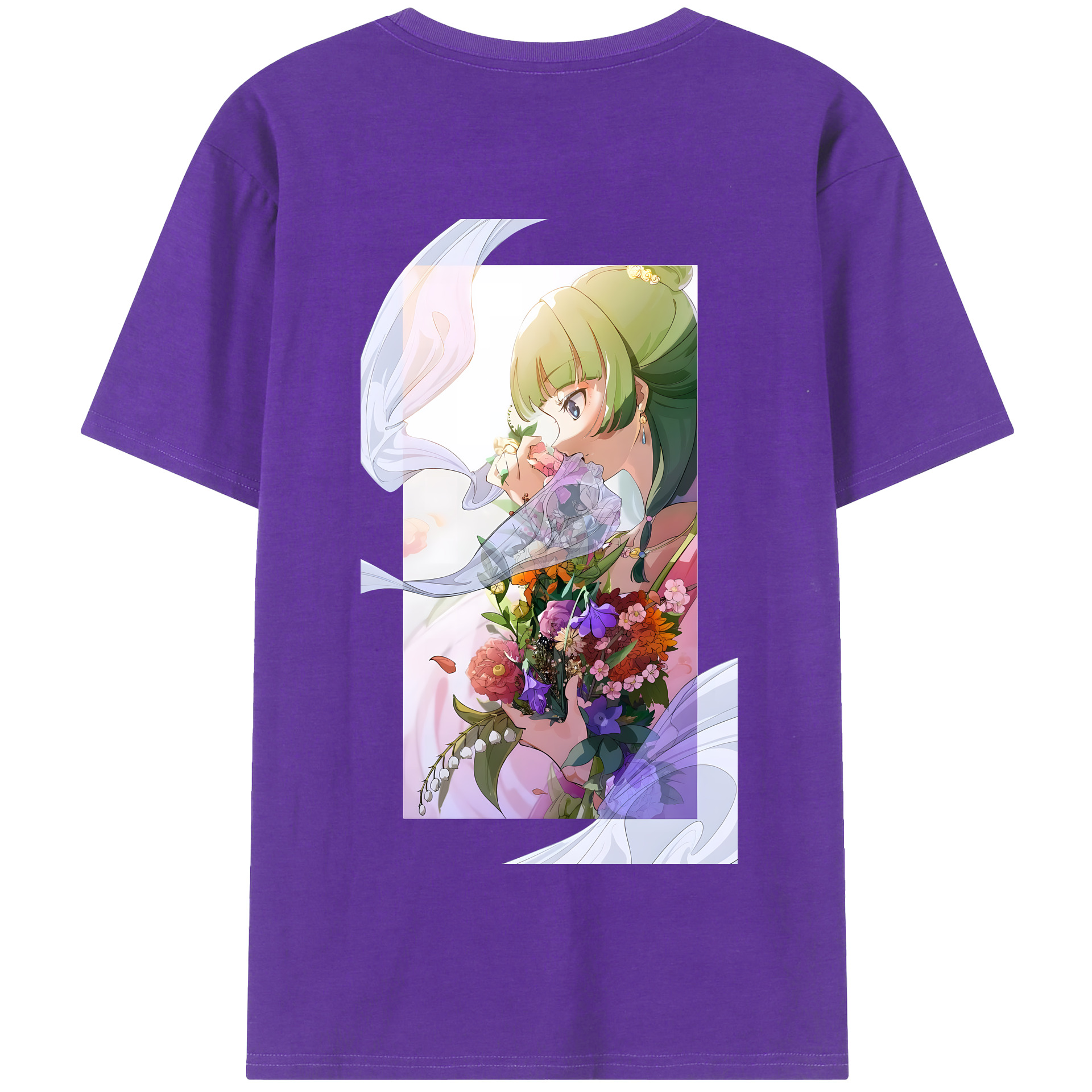 （画像用） 薬屋のひとりごと The Apothecary Diaries 綿100％半袖Tシャツ（背面プリント）