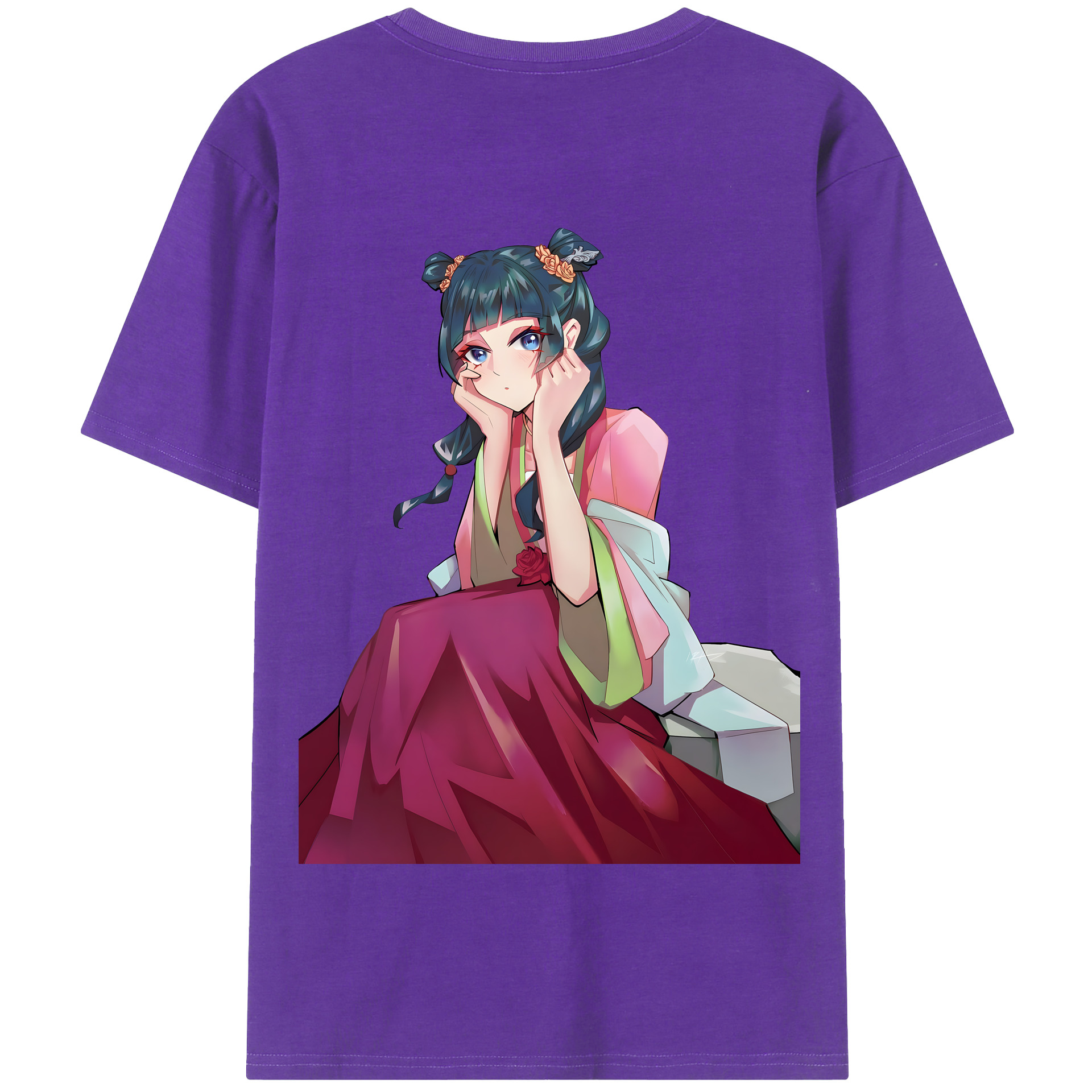 （画像用） 薬屋のひとりごと The Apothecary Diaries 綿100％半袖Tシャツ（背面プリント）