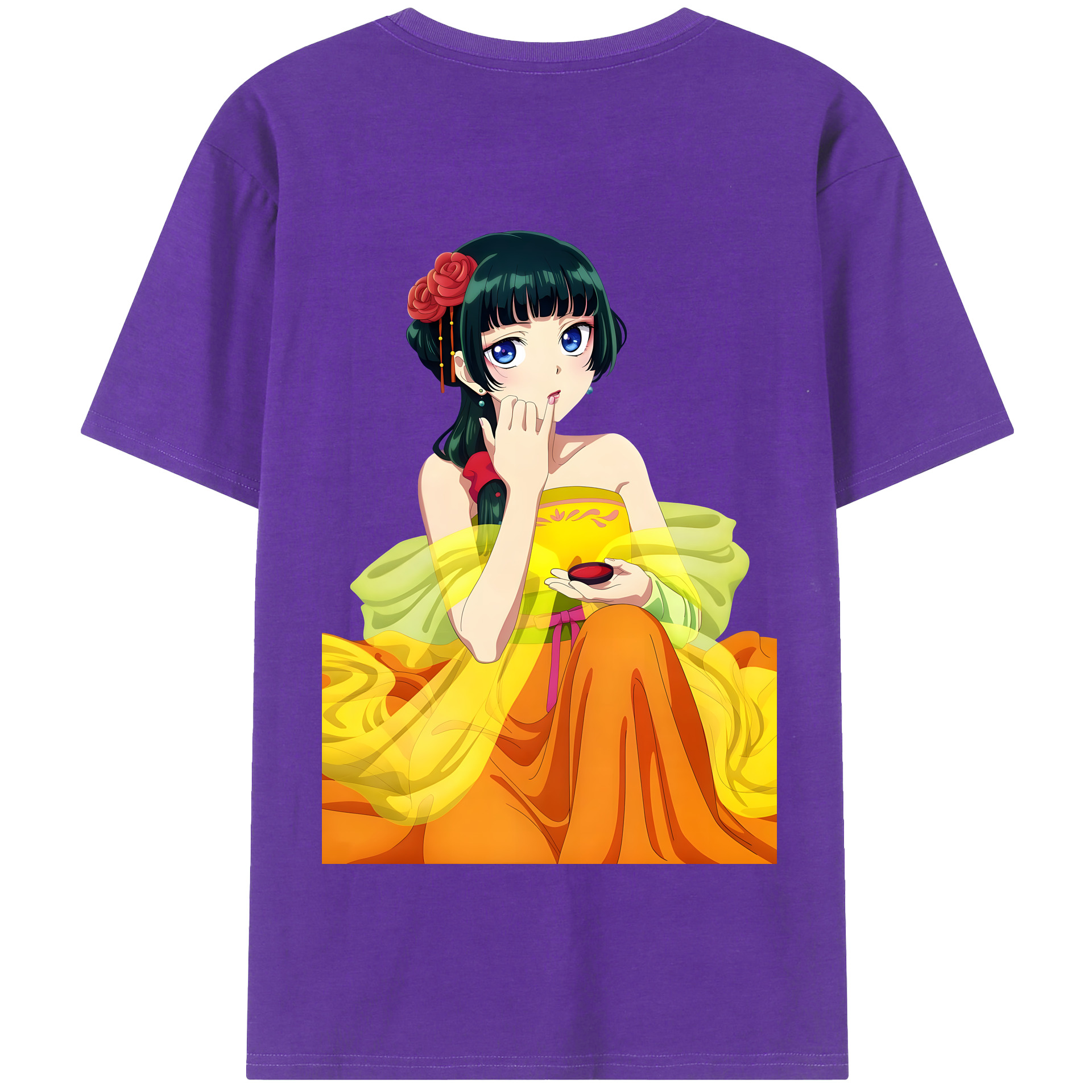（画像用） 薬屋のひとりごと The Apothecary Diaries 綿100％半袖Tシャツ（背面プリント）