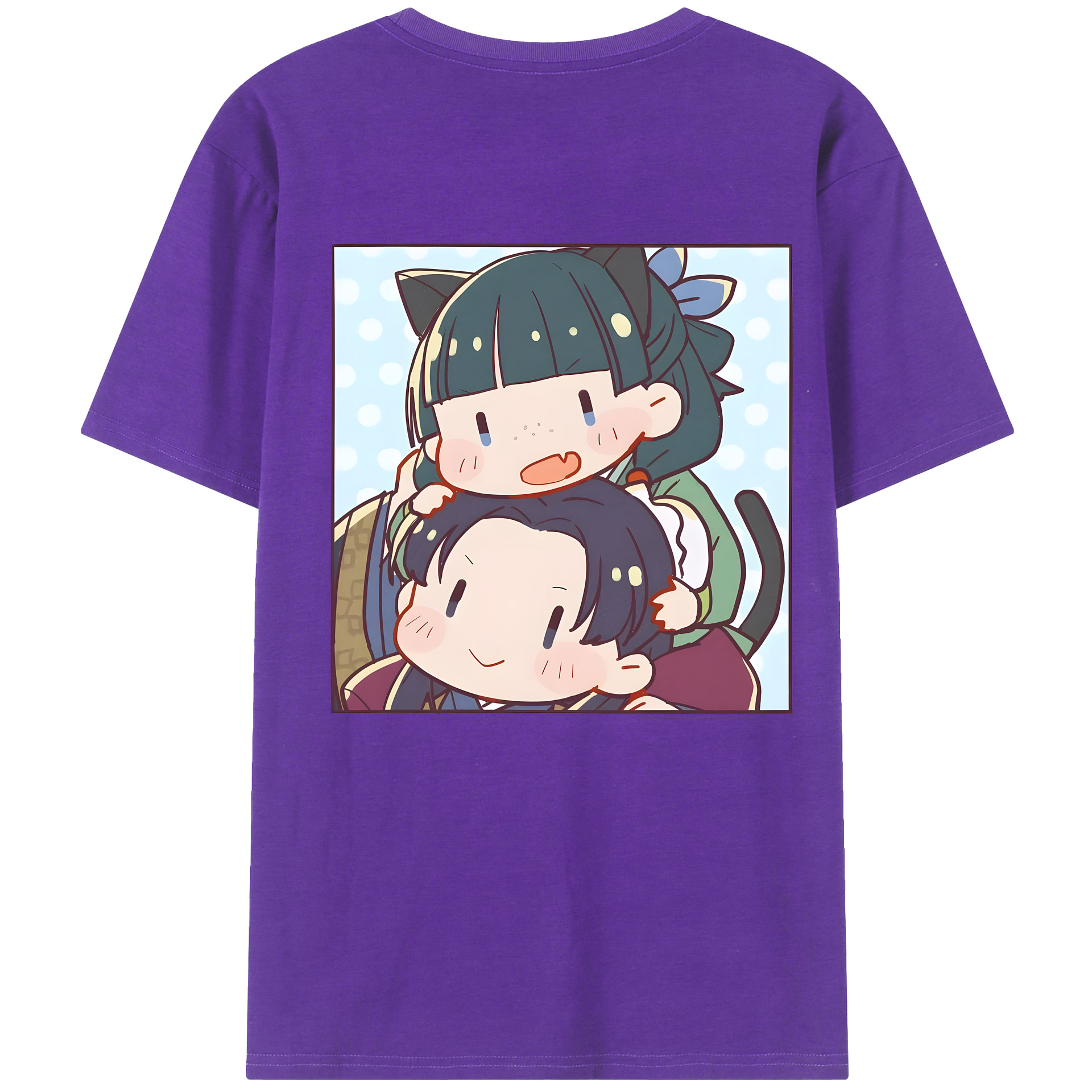 （画像用） 薬屋のひとりごと The Apothecary Diaries 綿100％半袖Tシャツ（背面プリント）
