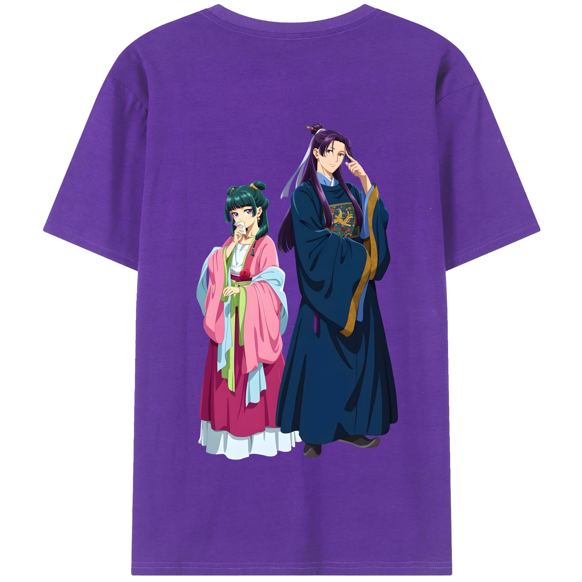 （画像用） 薬屋のひとりごと The Apothecary Diaries 綿100％半袖Tシャツ（背面プリント）