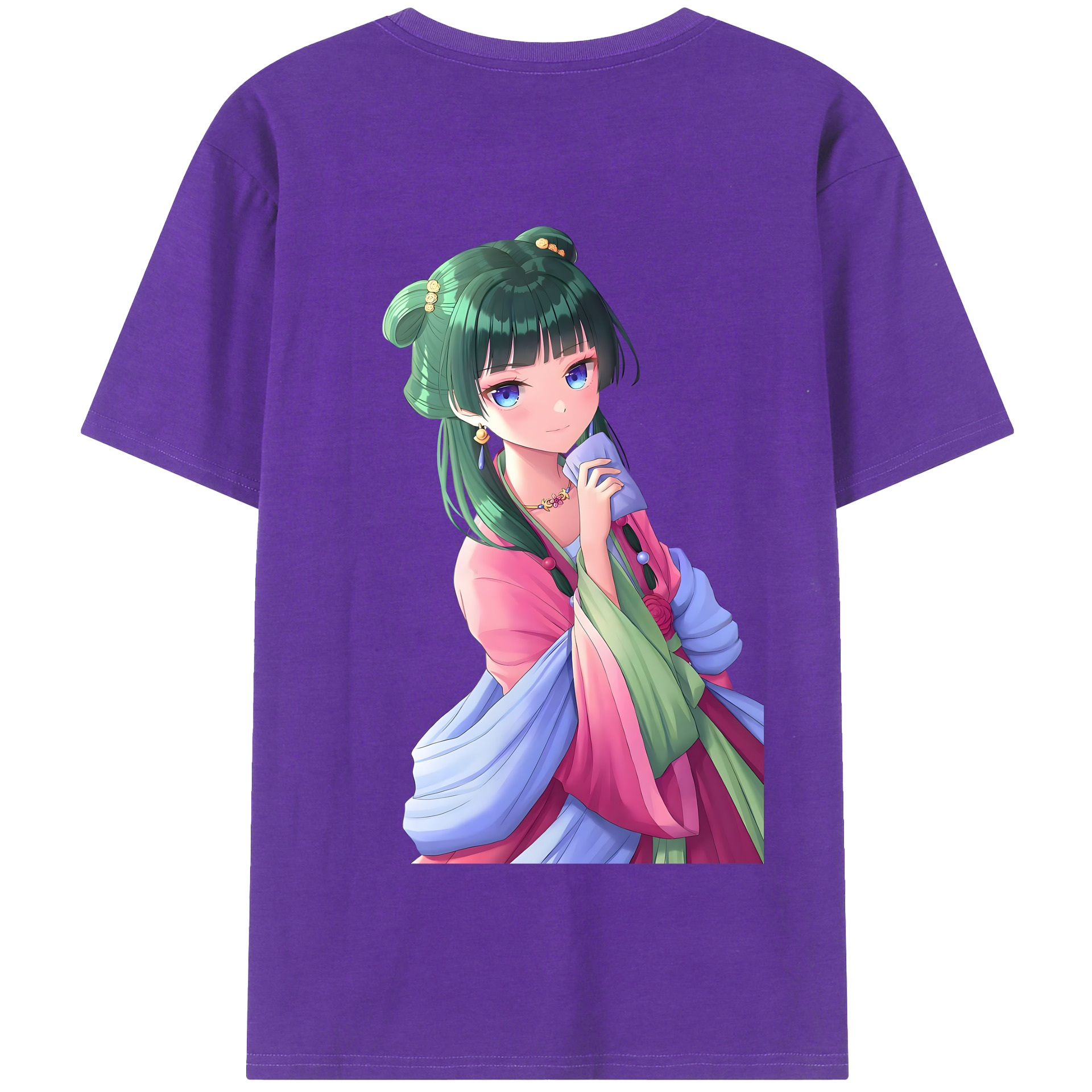（画像用） 薬屋のひとりごと The Apothecary Diaries 綿100％半袖Tシャツ（背面プリント）