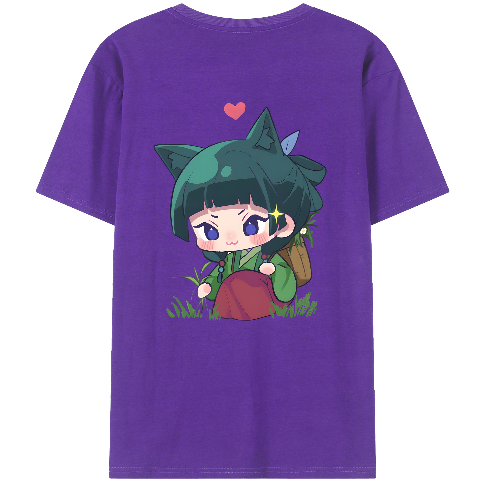（画像用） 薬屋のひとりごと The Apothecary Diaries 綿100％半袖Tシャツ（背面プリント）