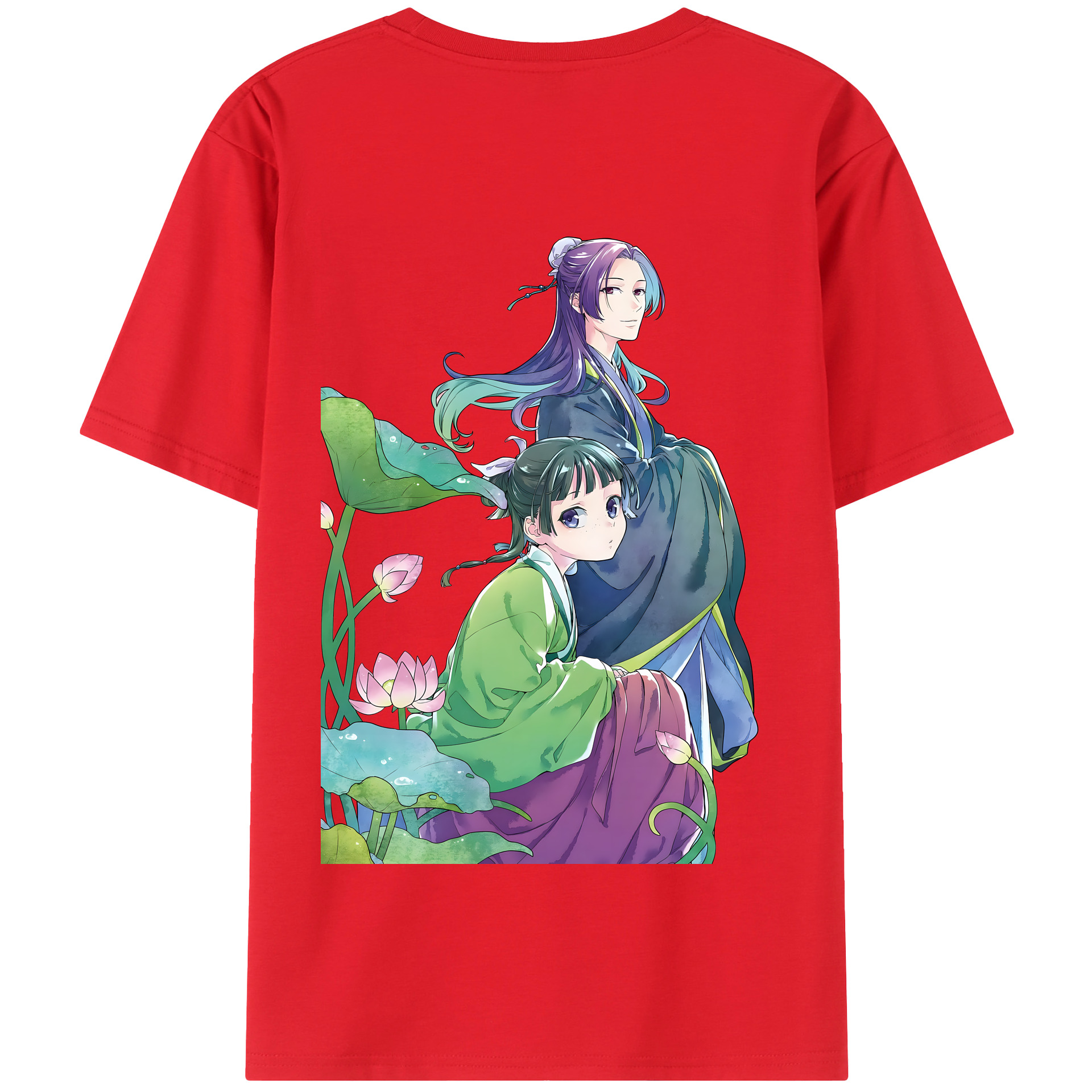 （画像用） 薬屋のひとりごと The Apothecary Diaries 綿100％半袖Tシャツ（背面プリント）