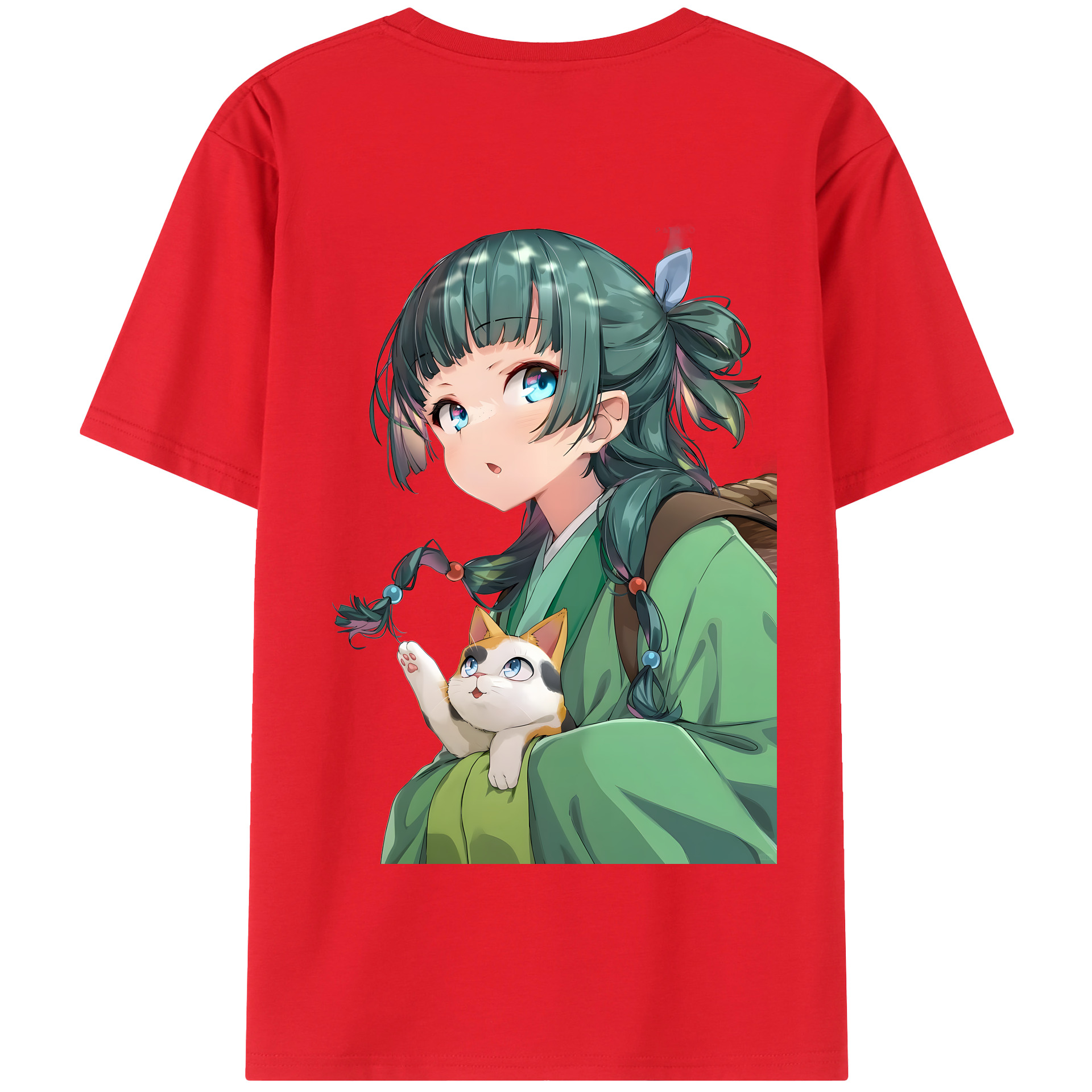 （画像用） 薬屋のひとりごと The Apothecary Diaries 綿100％半袖Tシャツ（背面プリント）