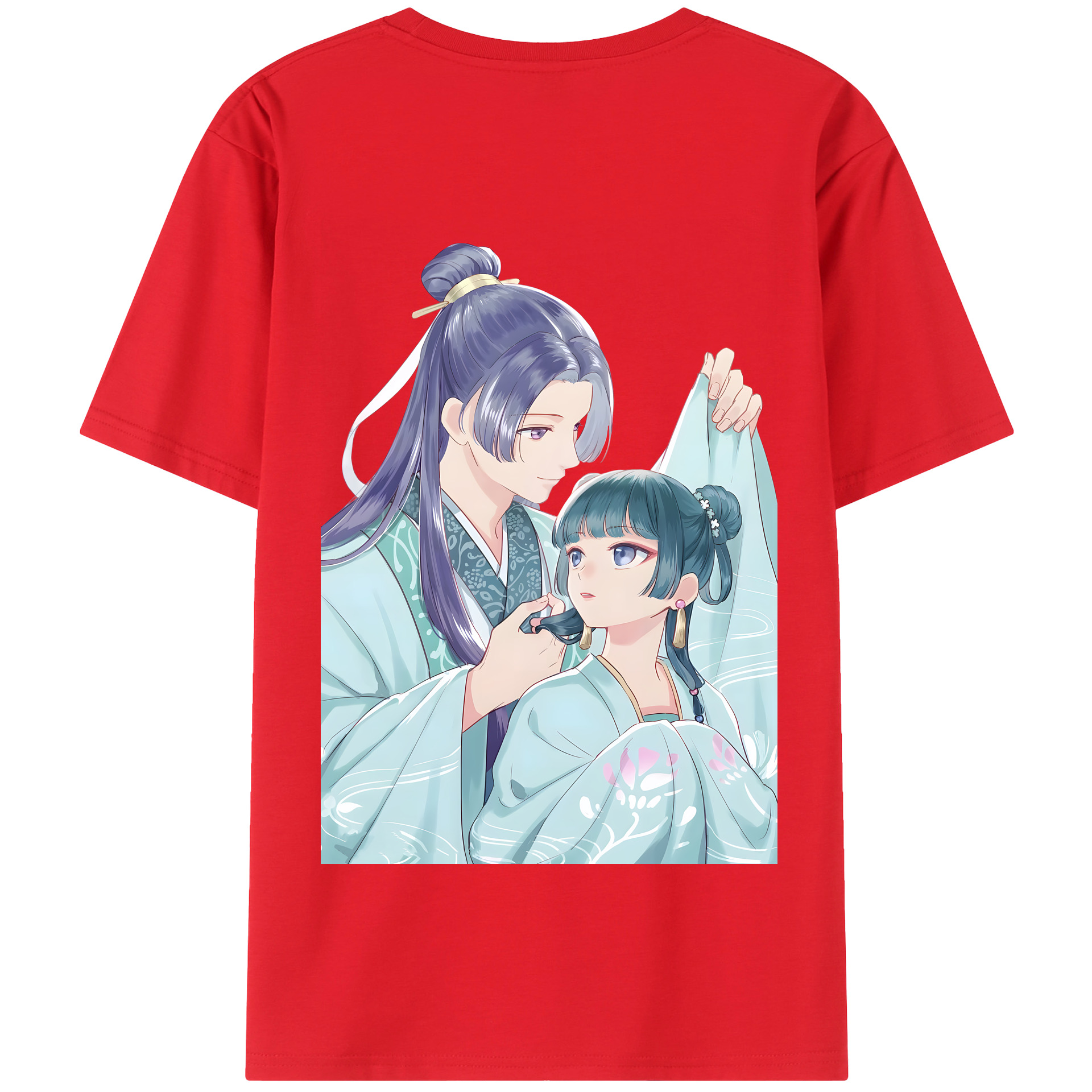 （画像用） 薬屋のひとりごと The Apothecary Diaries 綿100％半袖Tシャツ（背面プリント）
