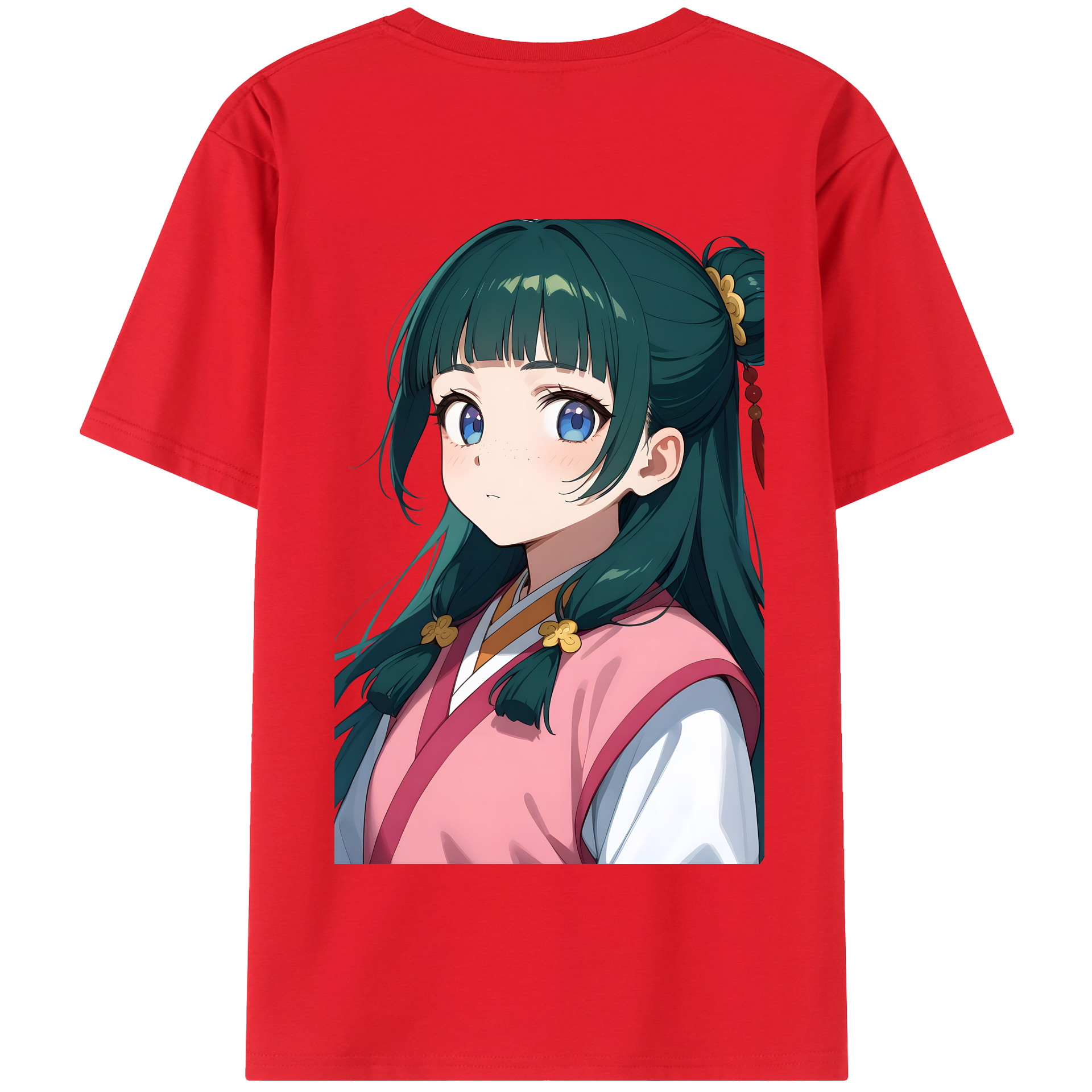 （画像用） 薬屋のひとりごと The Apothecary Diaries 綿100％半袖Tシャツ（背面プリント）