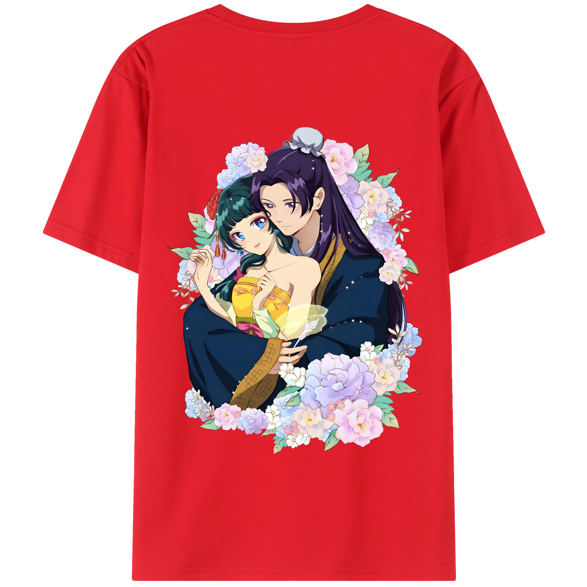 （画像用） 薬屋のひとりごと The Apothecary Diaries 綿100％半袖Tシャツ（背面プリント）