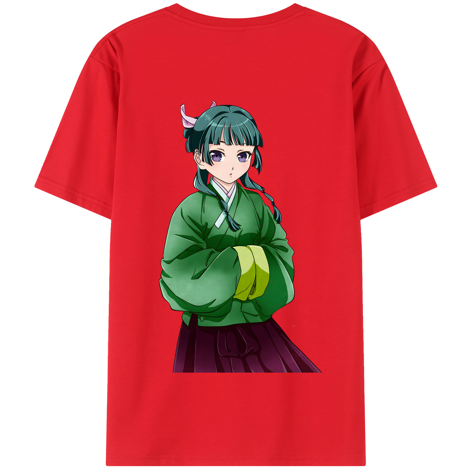（画像用） 薬屋のひとりごと The Apothecary Diaries 綿100％半袖Tシャツ（背面プリント）