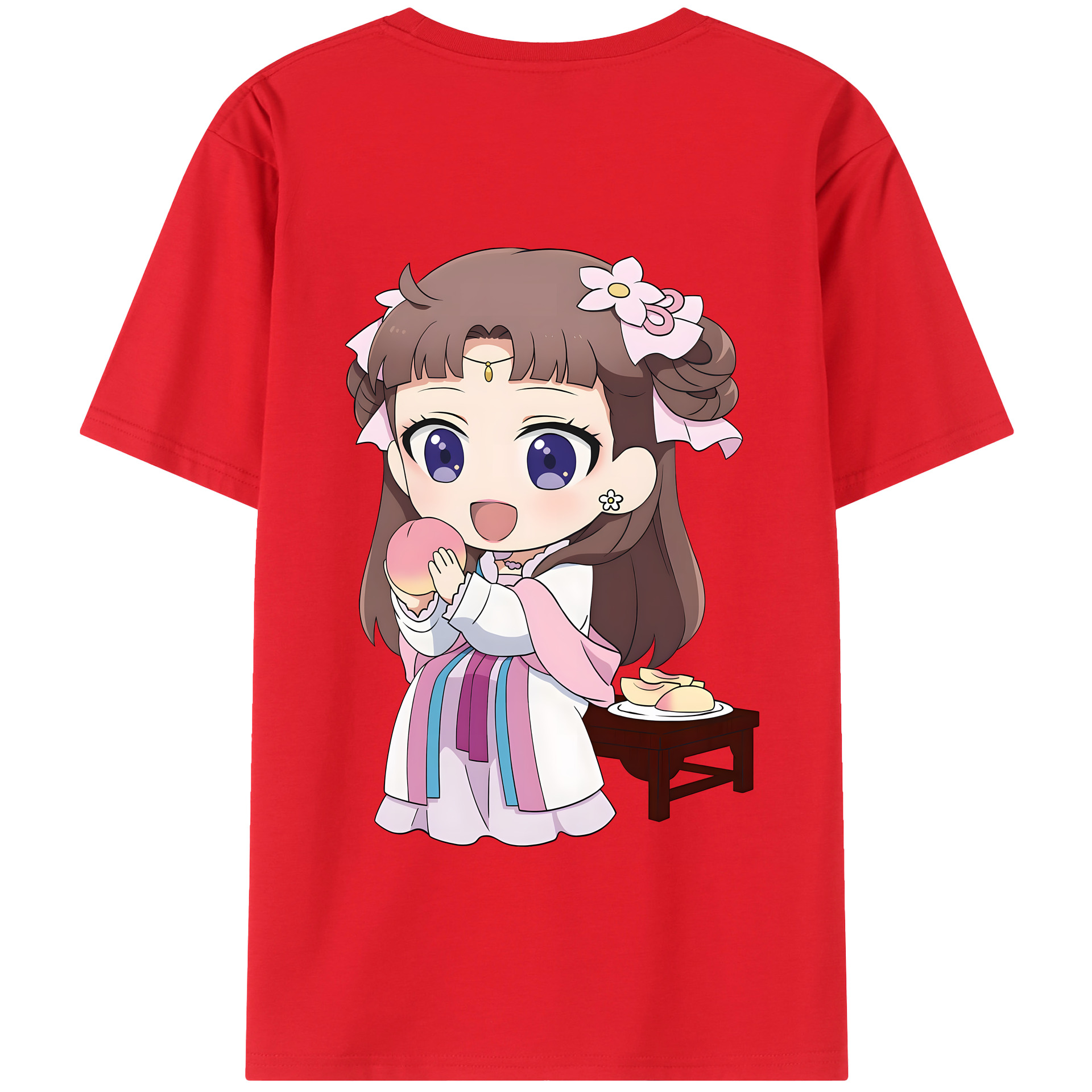 （画像用） 薬屋のひとりごと The Apothecary Diaries 綿100％半袖Tシャツ（背面プリント）