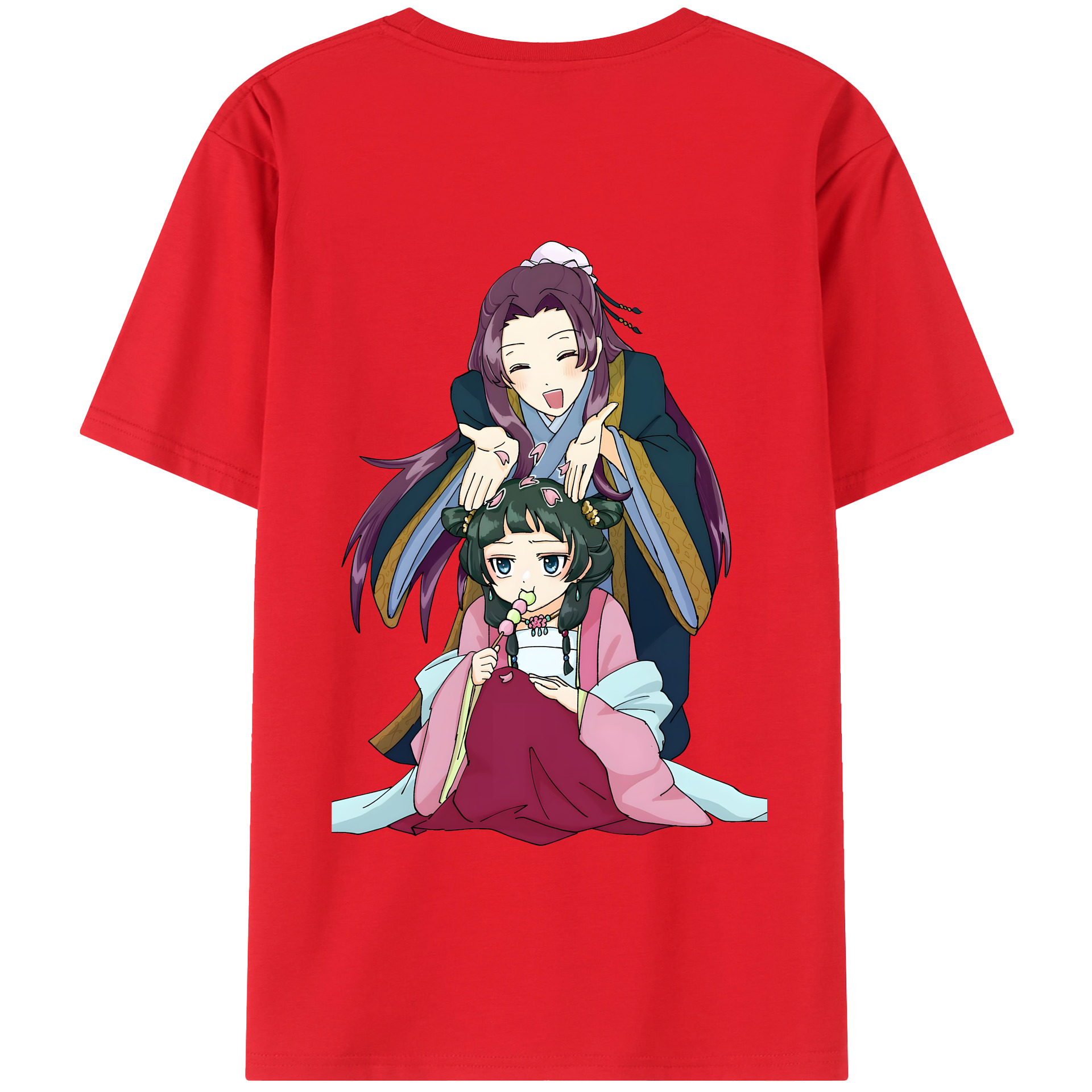 （画像用） 薬屋のひとりごと The Apothecary Diaries 綿100％半袖Tシャツ（背面プリント）