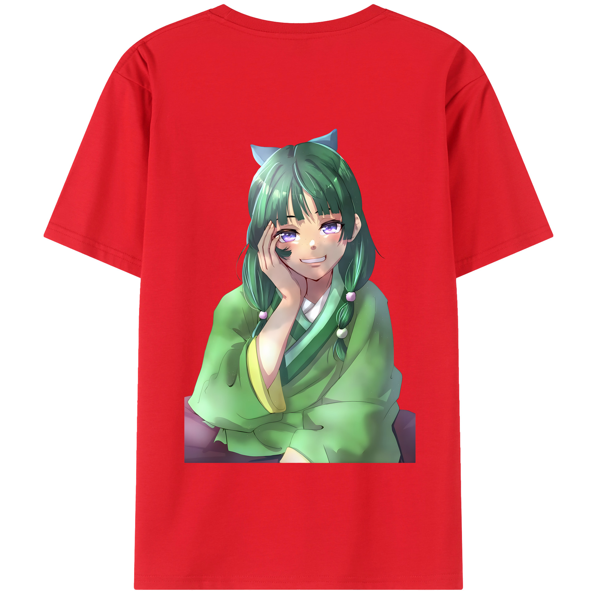 （画像用） 薬屋のひとりごと The Apothecary Diaries 綿100％半袖Tシャツ（背面プリント）
