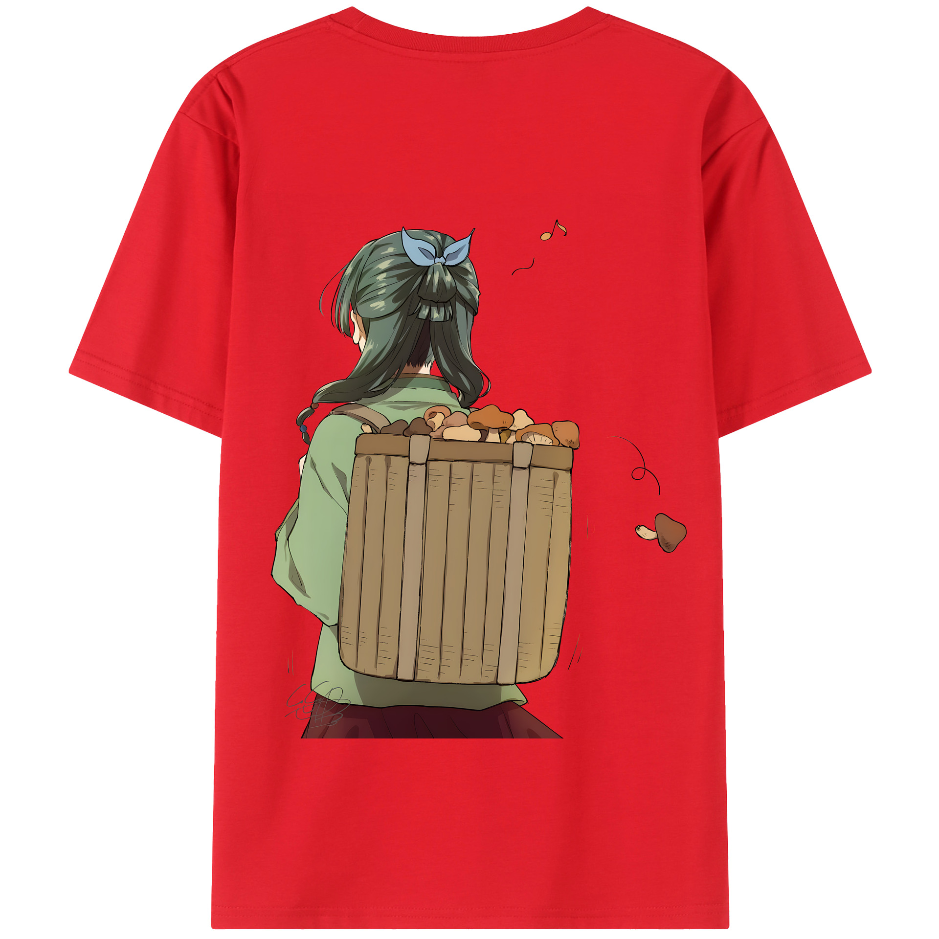 （画像用） 薬屋のひとりごと The Apothecary Diaries 綿100％半袖Tシャツ（背面プリント）