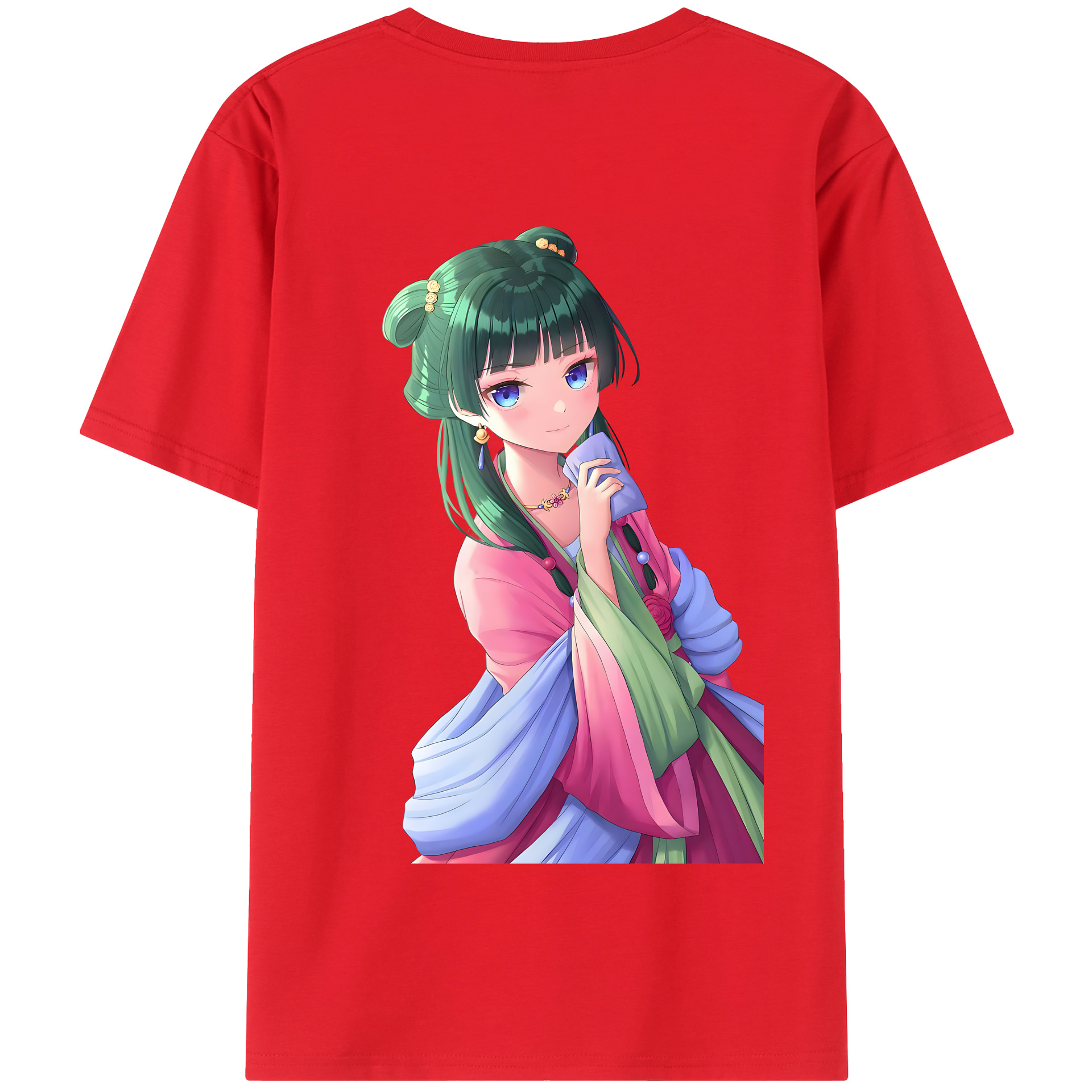 （画像用） 薬屋のひとりごと The Apothecary Diaries 綿100％半袖Tシャツ（背面プリント）