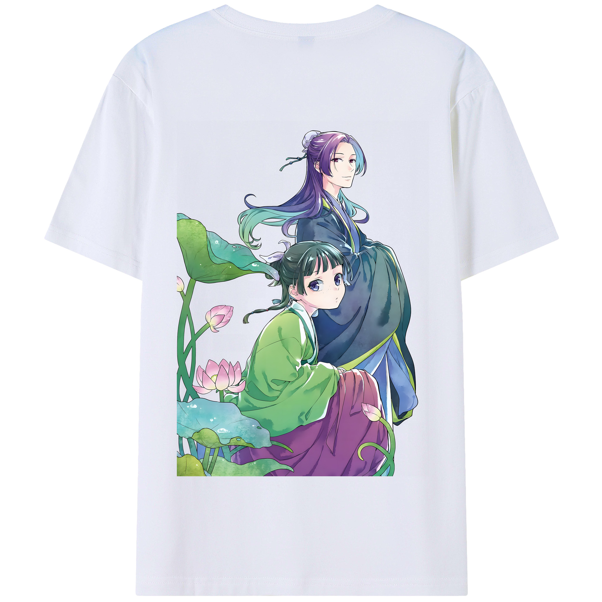 （画像用） 薬屋のひとりごと The Apothecary Diaries 綿100％半袖Tシャツ（背面プリント）