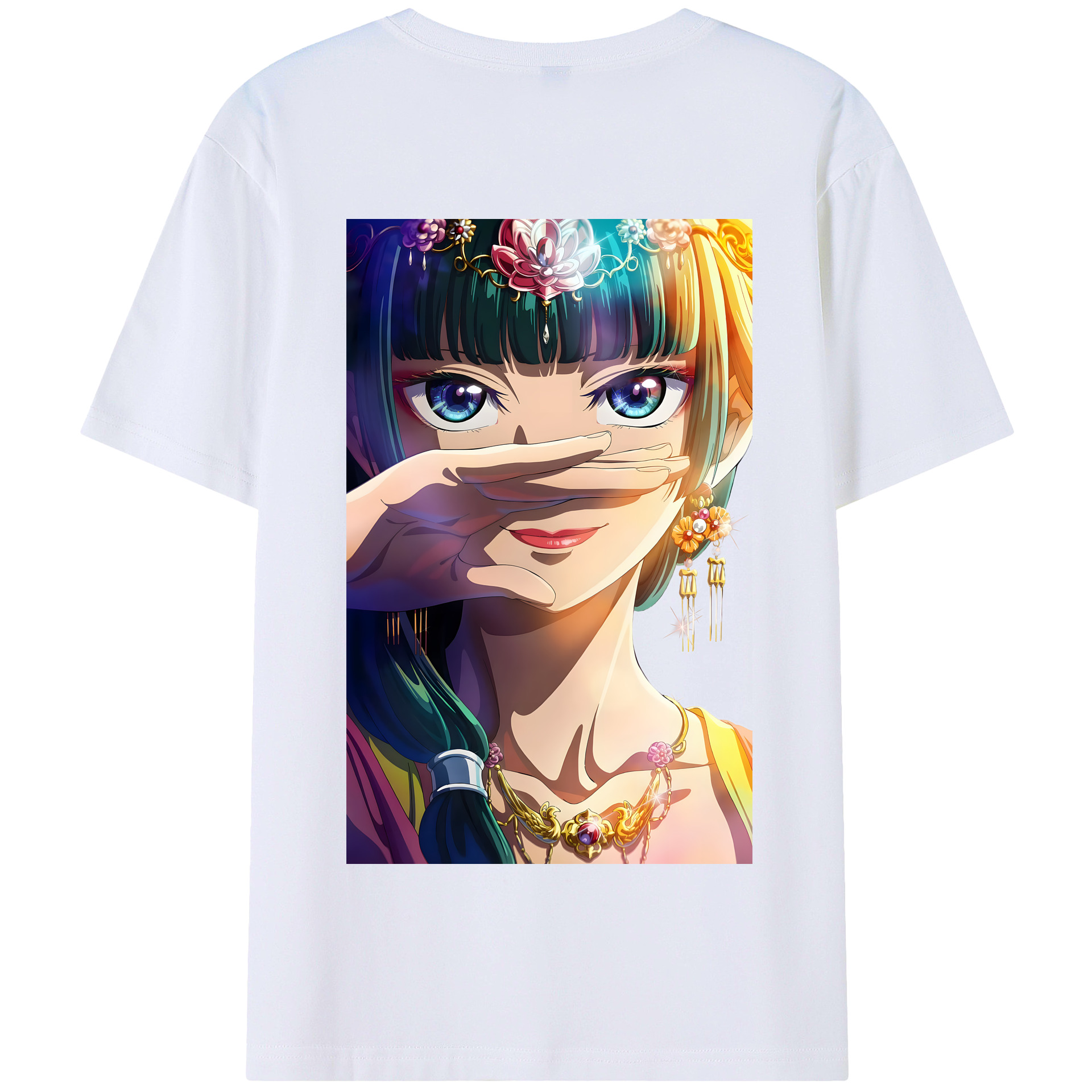 （画像用） 薬屋のひとりごと The Apothecary Diaries 綿100％半袖Tシャツ（背面プリント）