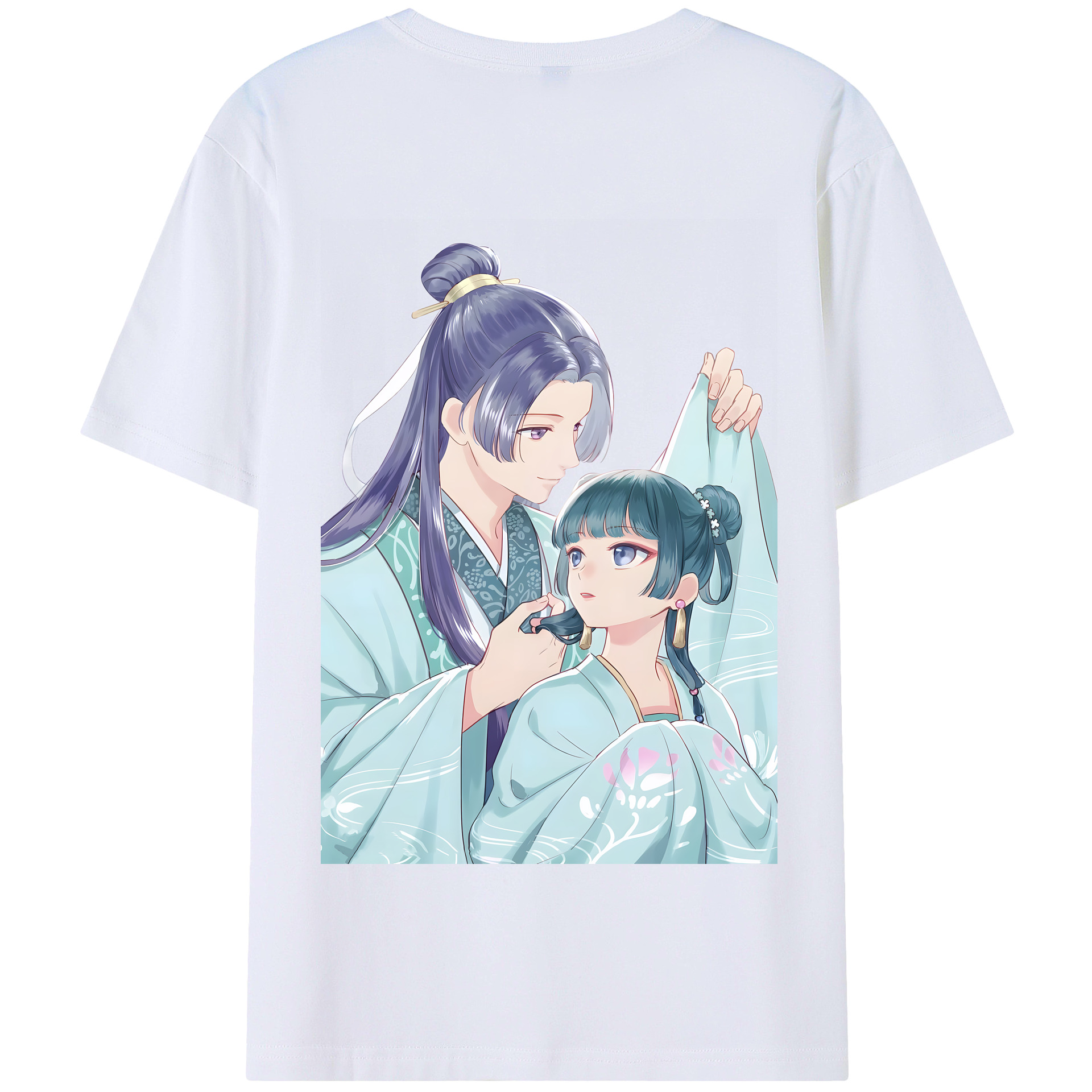 （画像用） 薬屋のひとりごと The Apothecary Diaries 綿100％半袖Tシャツ（背面プリント）