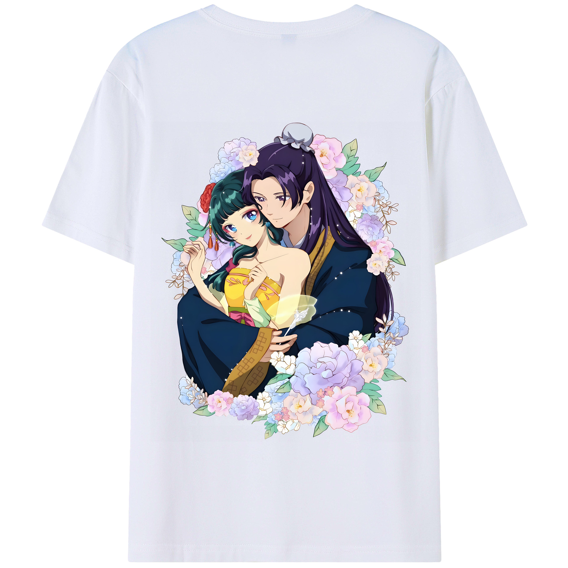 （画像用） 薬屋のひとりごと The Apothecary Diaries 綿100％半袖Tシャツ（背面プリント）