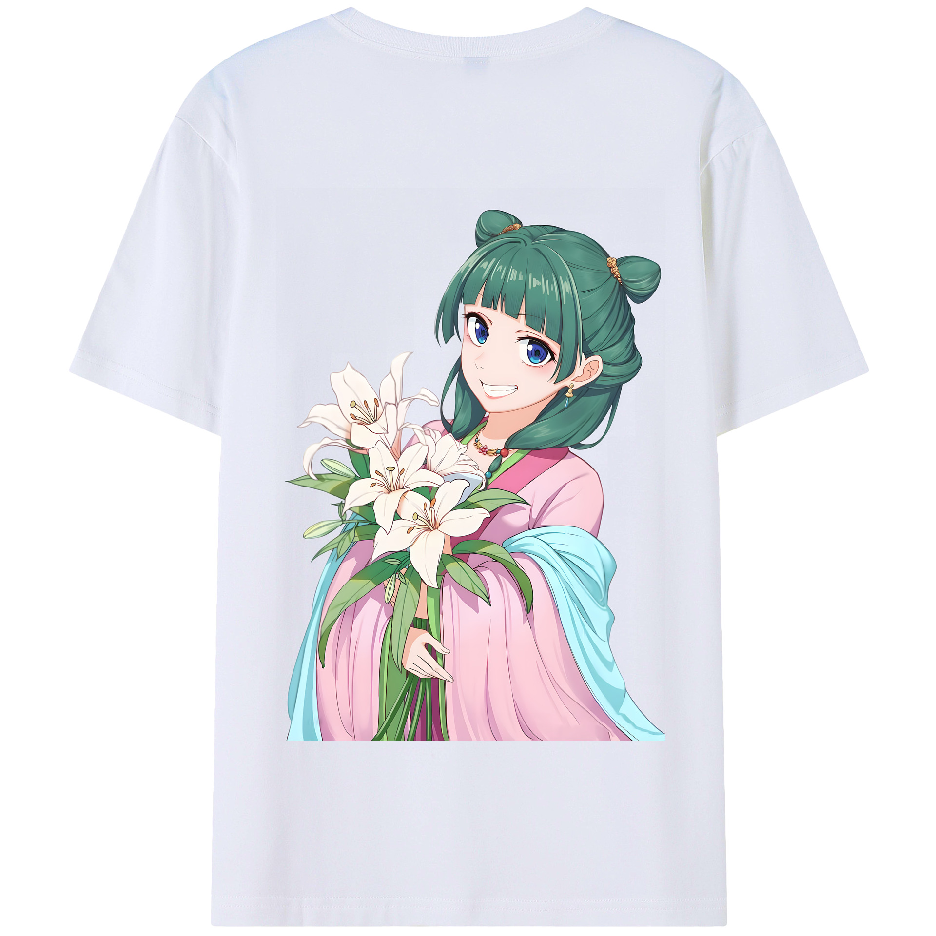 （画像用） 薬屋のひとりごと The Apothecary Diaries 綿100％半袖Tシャツ（背面プリント）