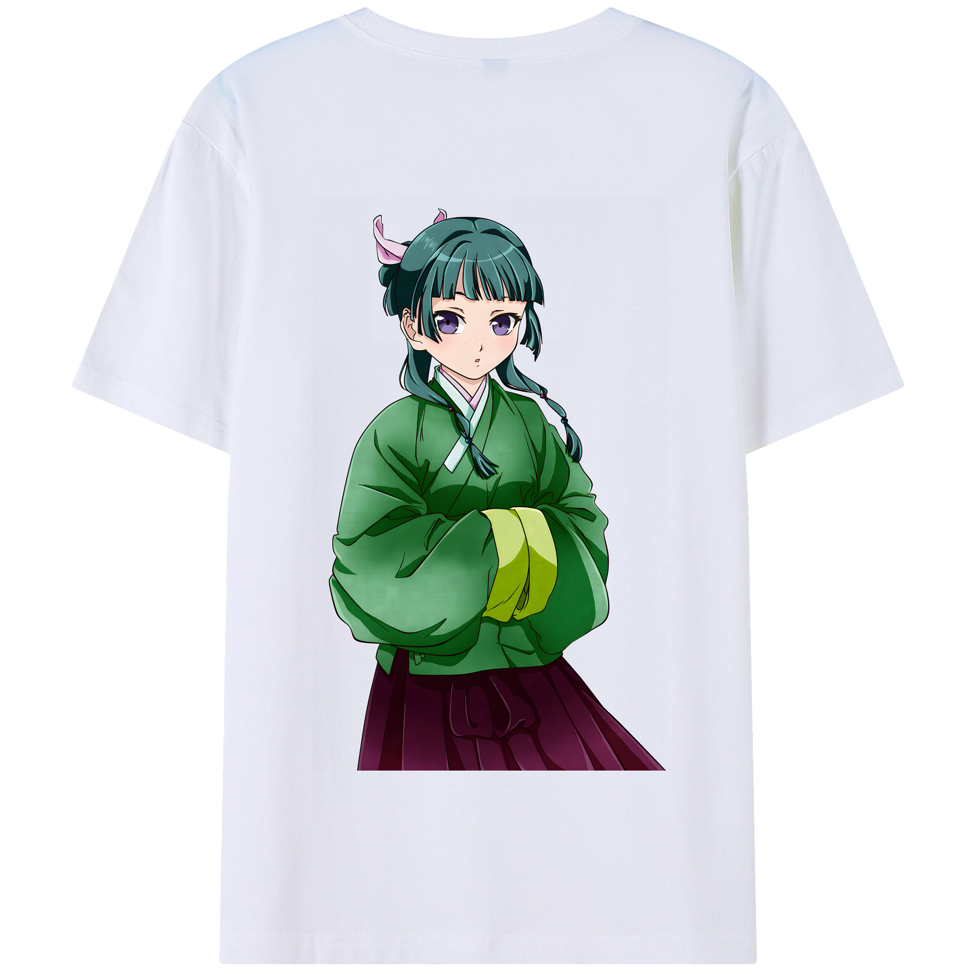 （画像用） 薬屋のひとりごと The Apothecary Diaries 綿100％半袖Tシャツ（背面プリント）