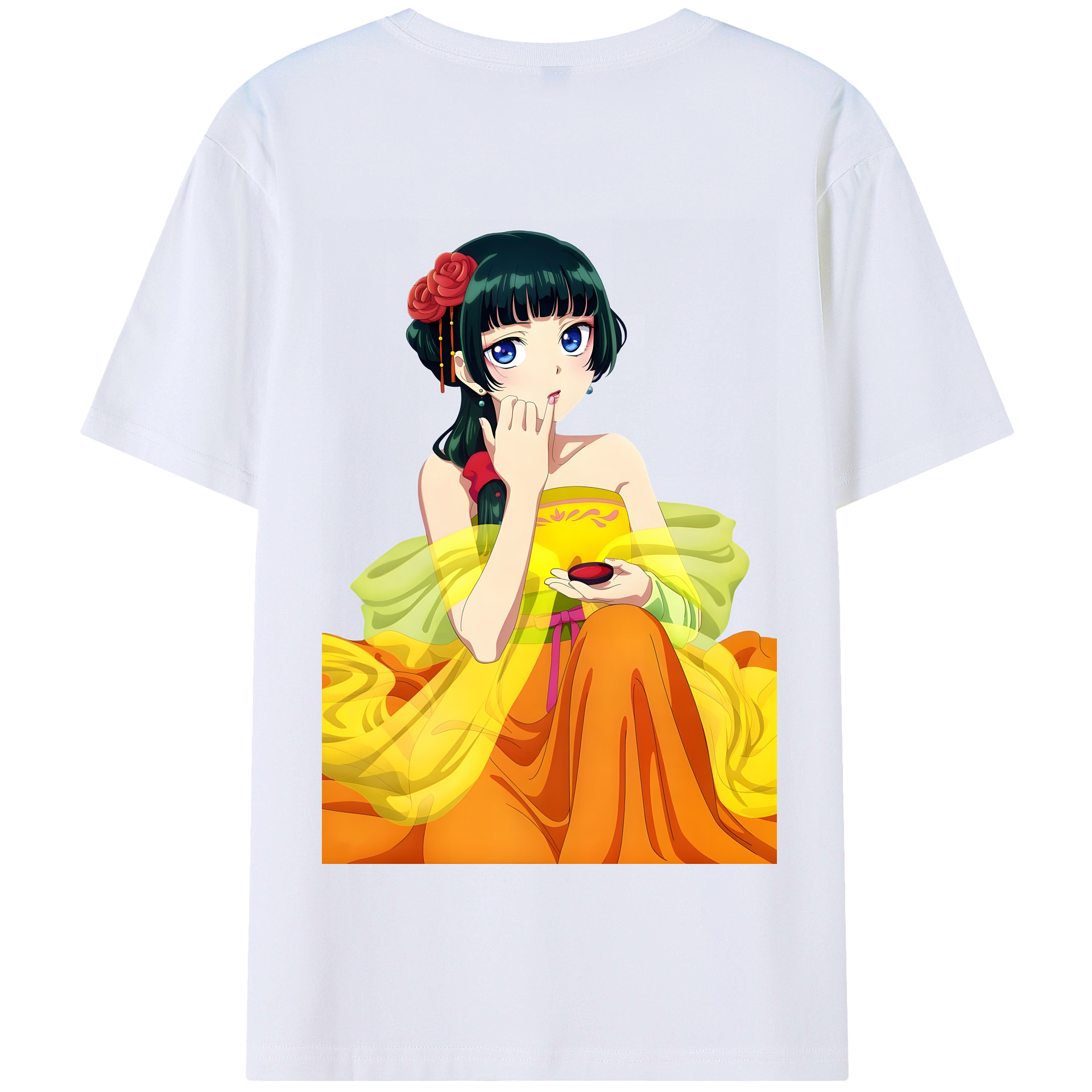 （画像用） 薬屋のひとりごと The Apothecary Diaries 綿100％半袖Tシャツ（背面プリント）