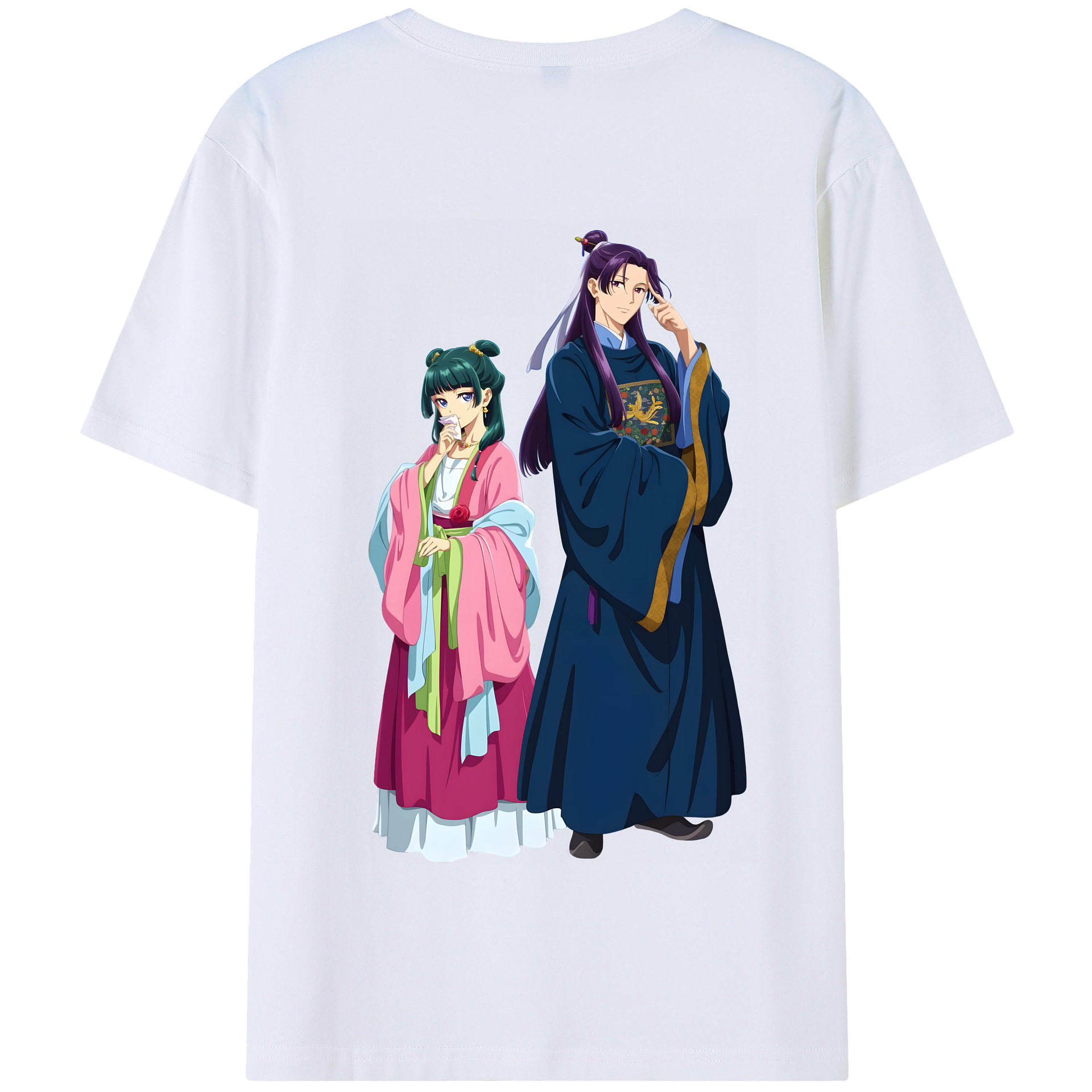 （画像用） 薬屋のひとりごと The Apothecary Diaries 綿100％半袖Tシャツ（背面プリント）