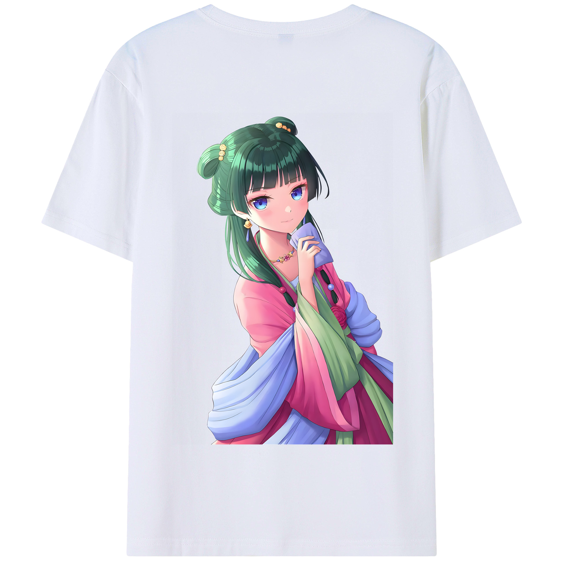 （画像用） 薬屋のひとりごと The Apothecary Diaries 綿100％半袖Tシャツ（背面プリント）