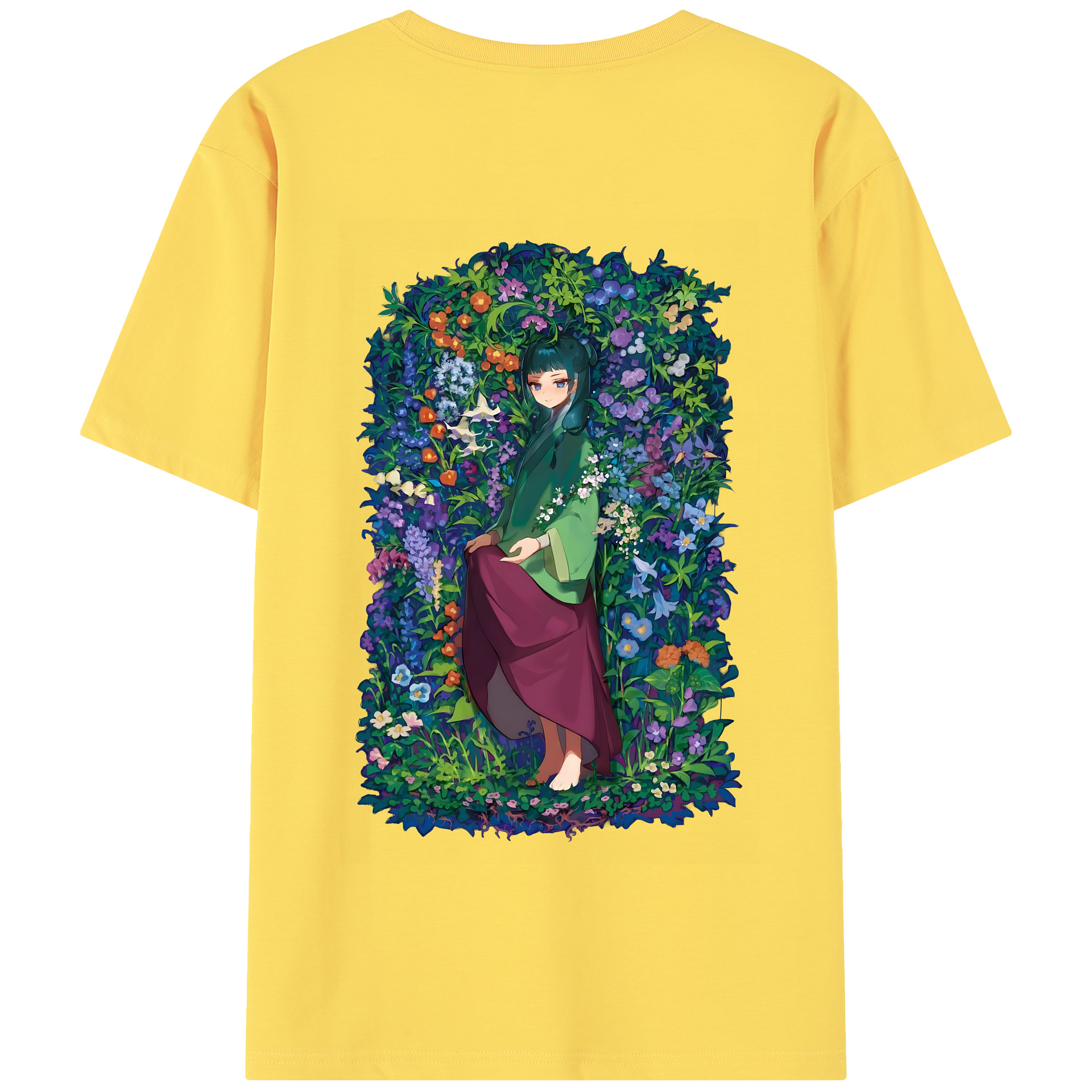 （画像用） 薬屋のひとりごと The Apothecary Diaries 綿100％半袖Tシャツ（背面プリント）