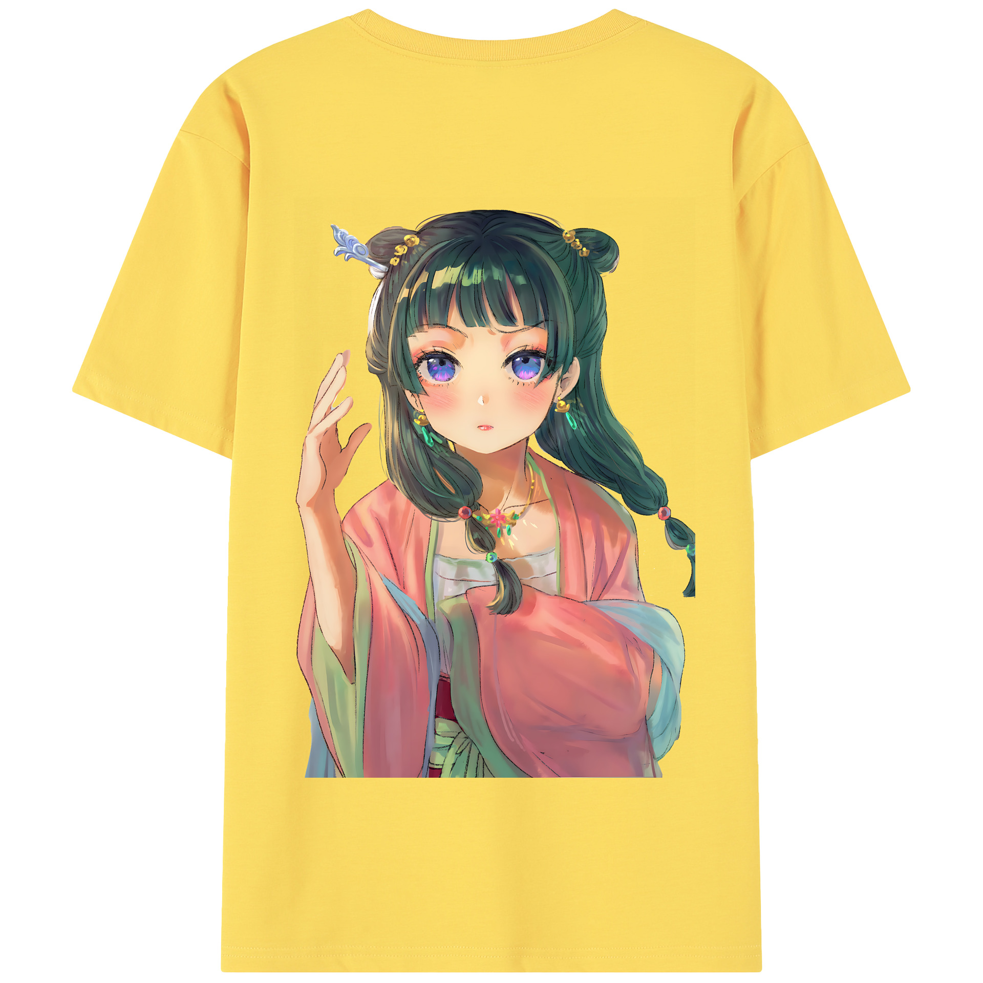 （画像用） 薬屋のひとりごと The Apothecary Diaries 綿100％半袖Tシャツ（背面プリント）