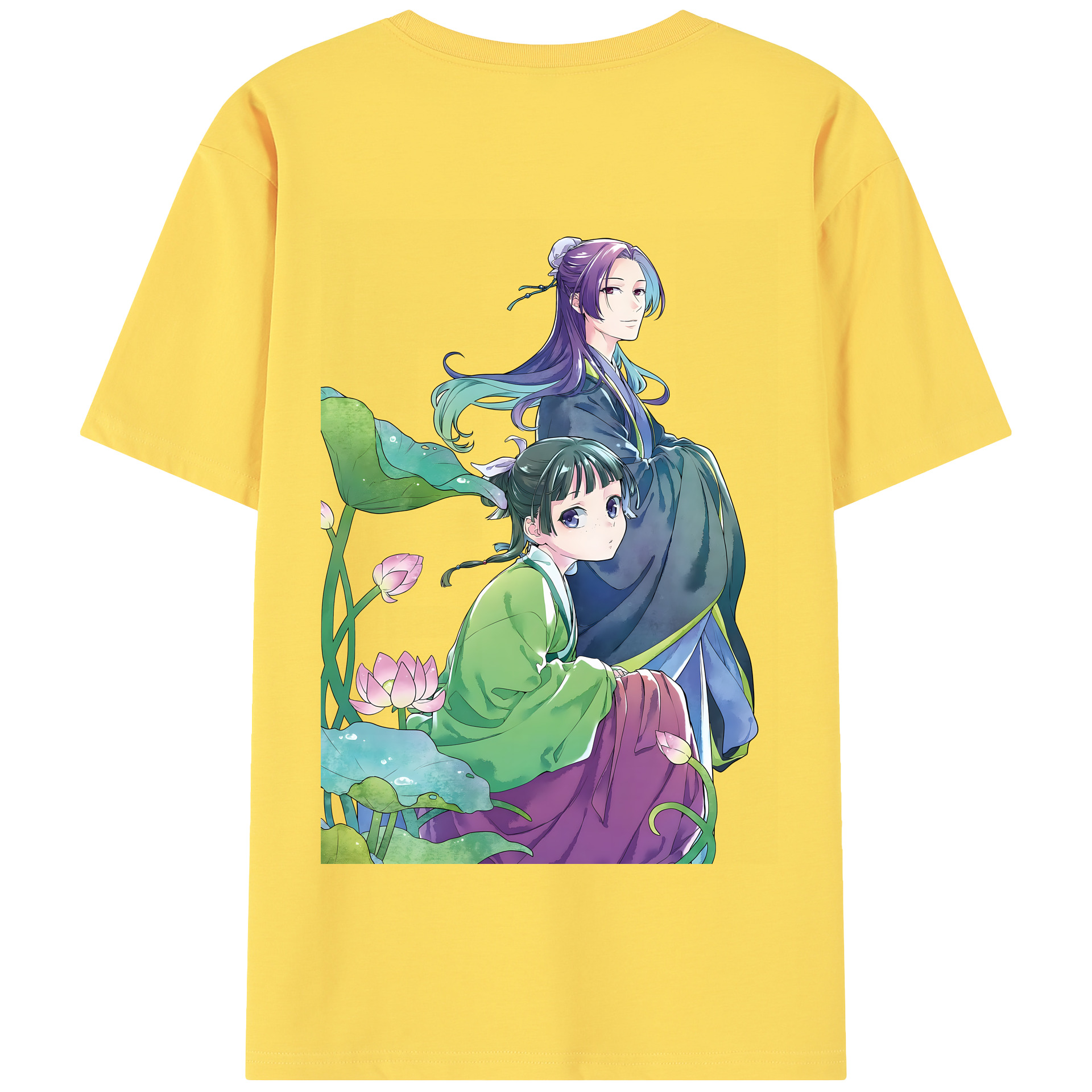 （画像用） 薬屋のひとりごと The Apothecary Diaries 綿100％半袖Tシャツ（背面プリント）