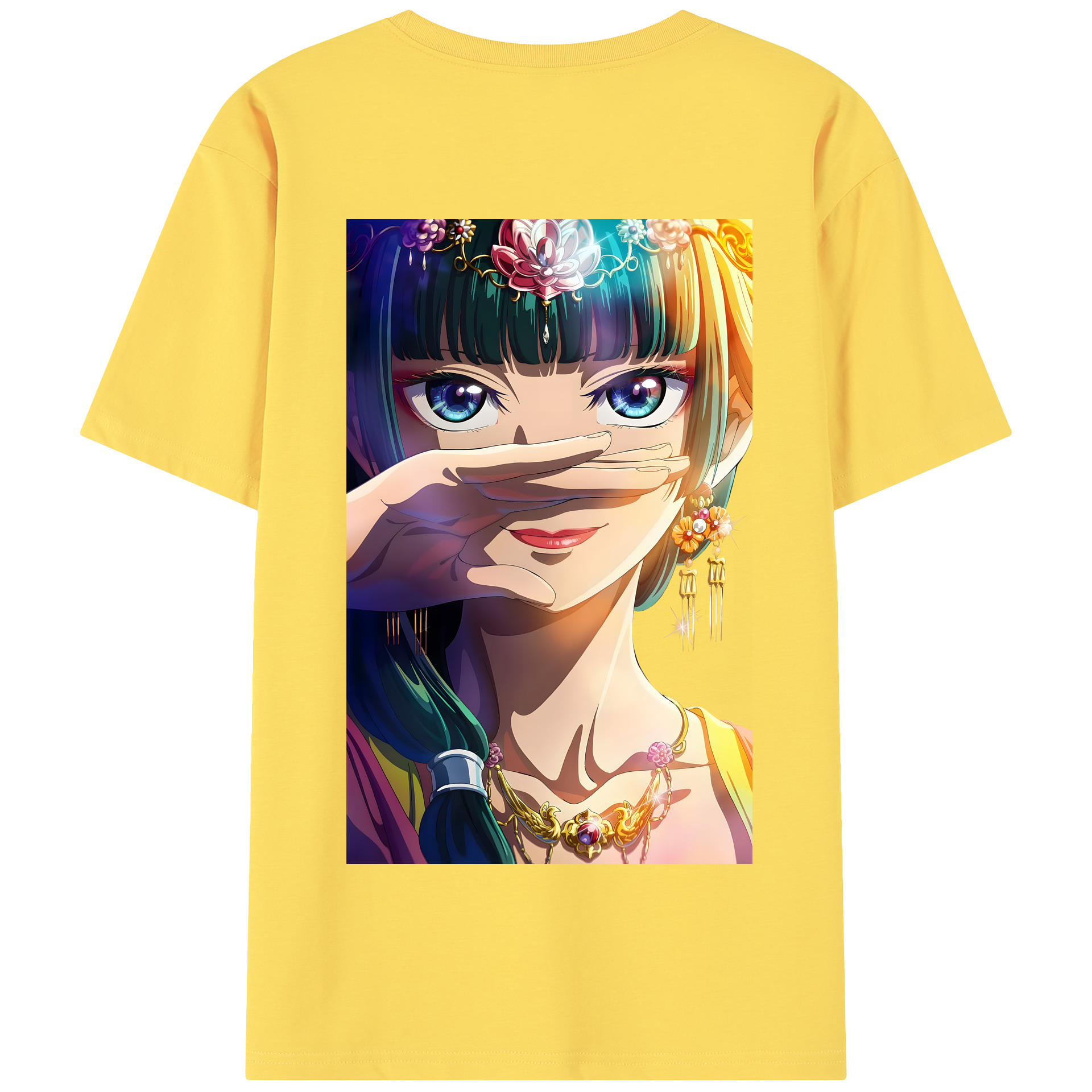（画像用） 薬屋のひとりごと The Apothecary Diaries 綿100％半袖Tシャツ（背面プリント）