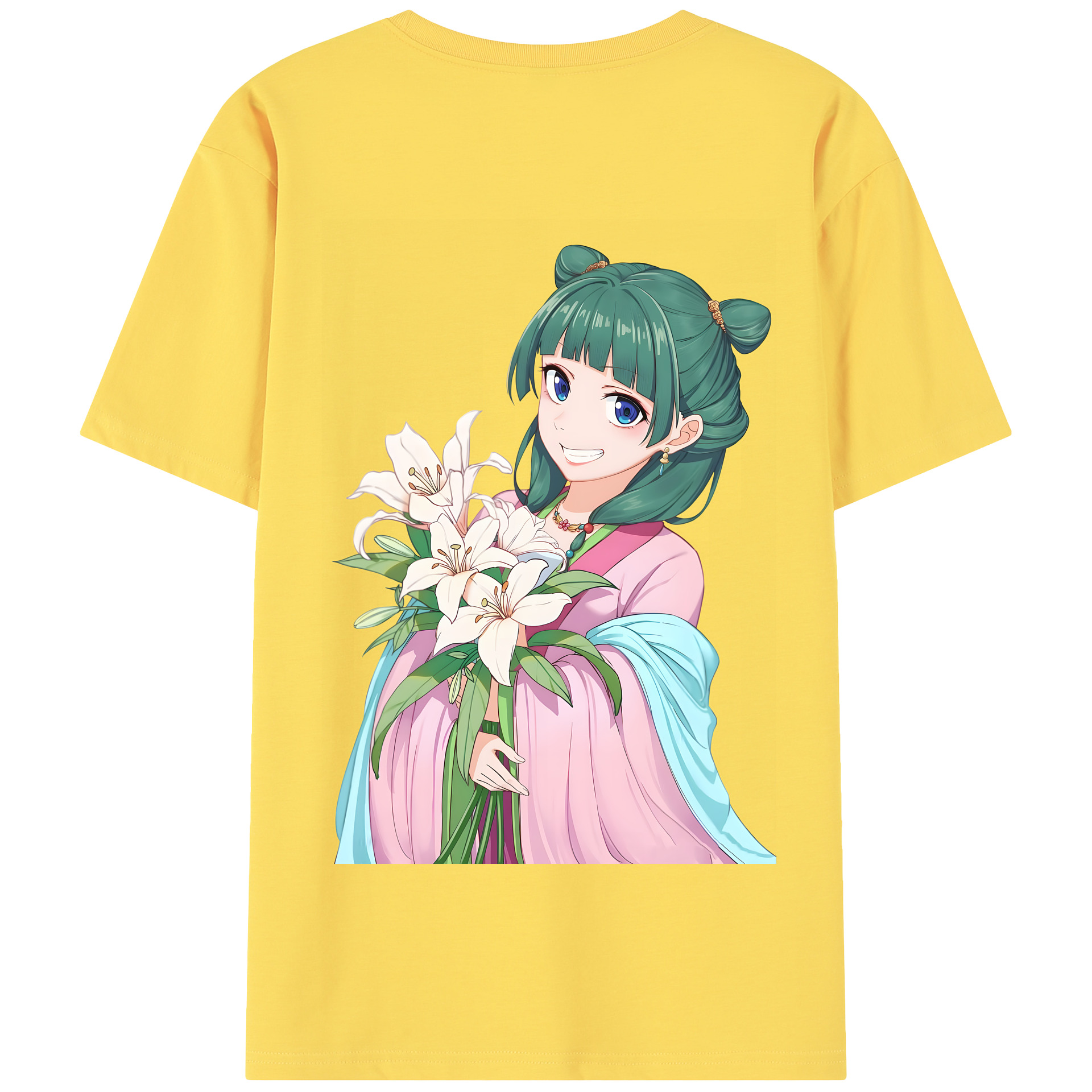 （画像用） 薬屋のひとりごと The Apothecary Diaries 綿100％半袖Tシャツ（背面プリント）