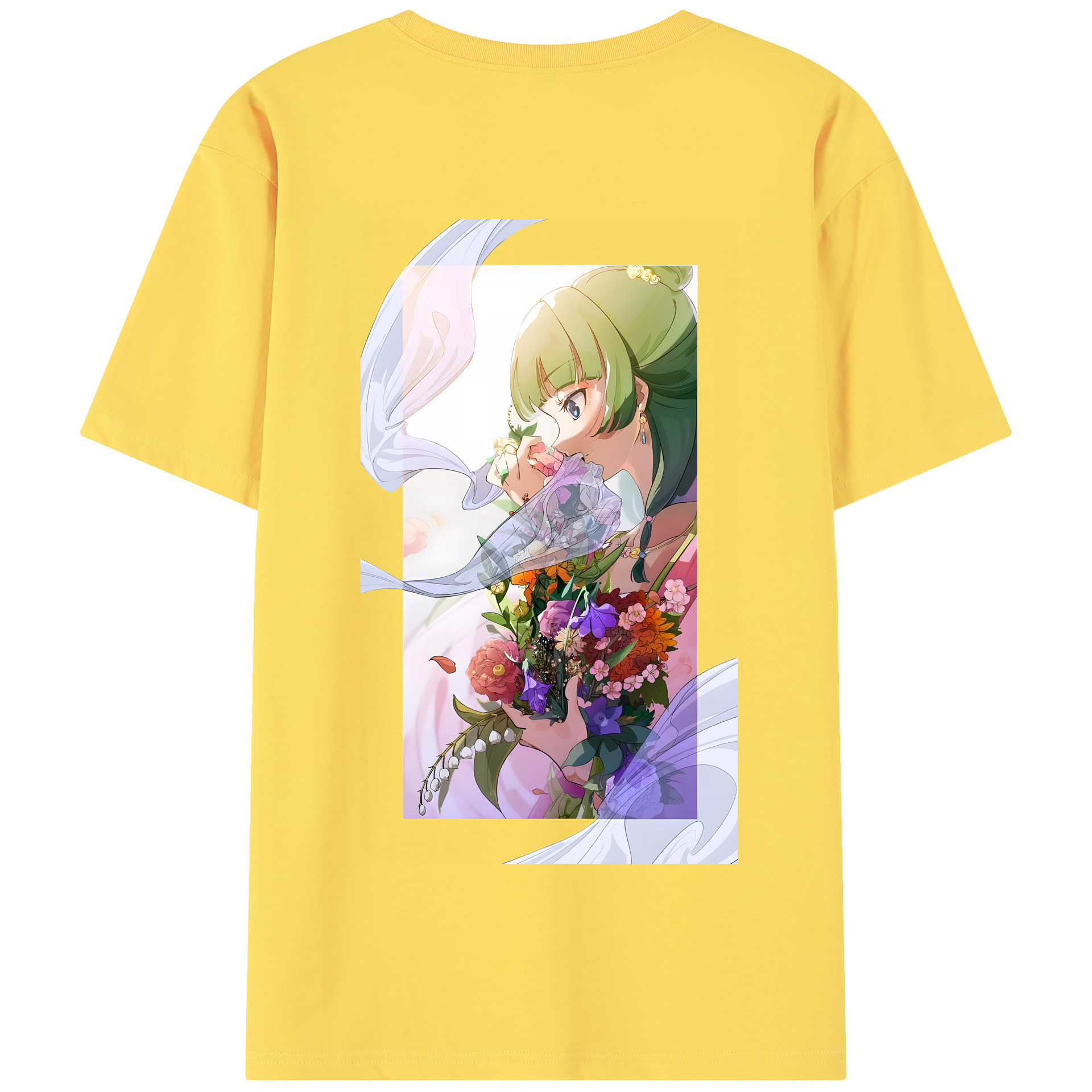 （画像用） 薬屋のひとりごと The Apothecary Diaries 綿100％半袖Tシャツ（背面プリント）