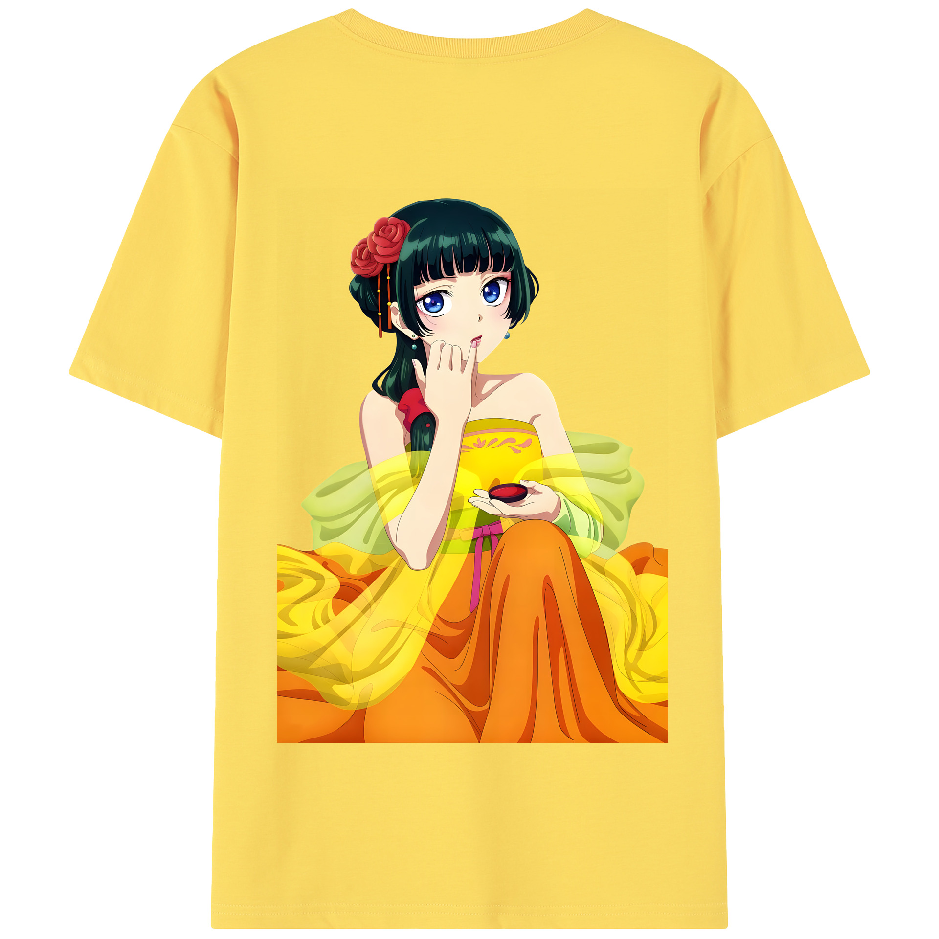 （画像用） 薬屋のひとりごと The Apothecary Diaries 綿100％半袖Tシャツ（背面プリント）