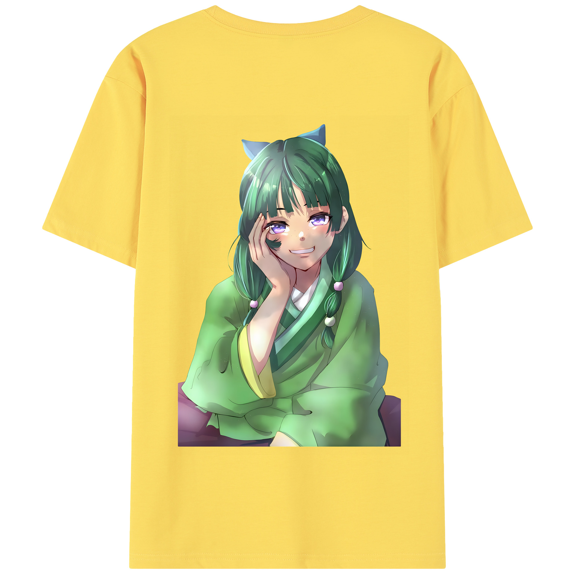 （画像用） 薬屋のひとりごと The Apothecary Diaries 綿100％半袖Tシャツ（背面プリント）