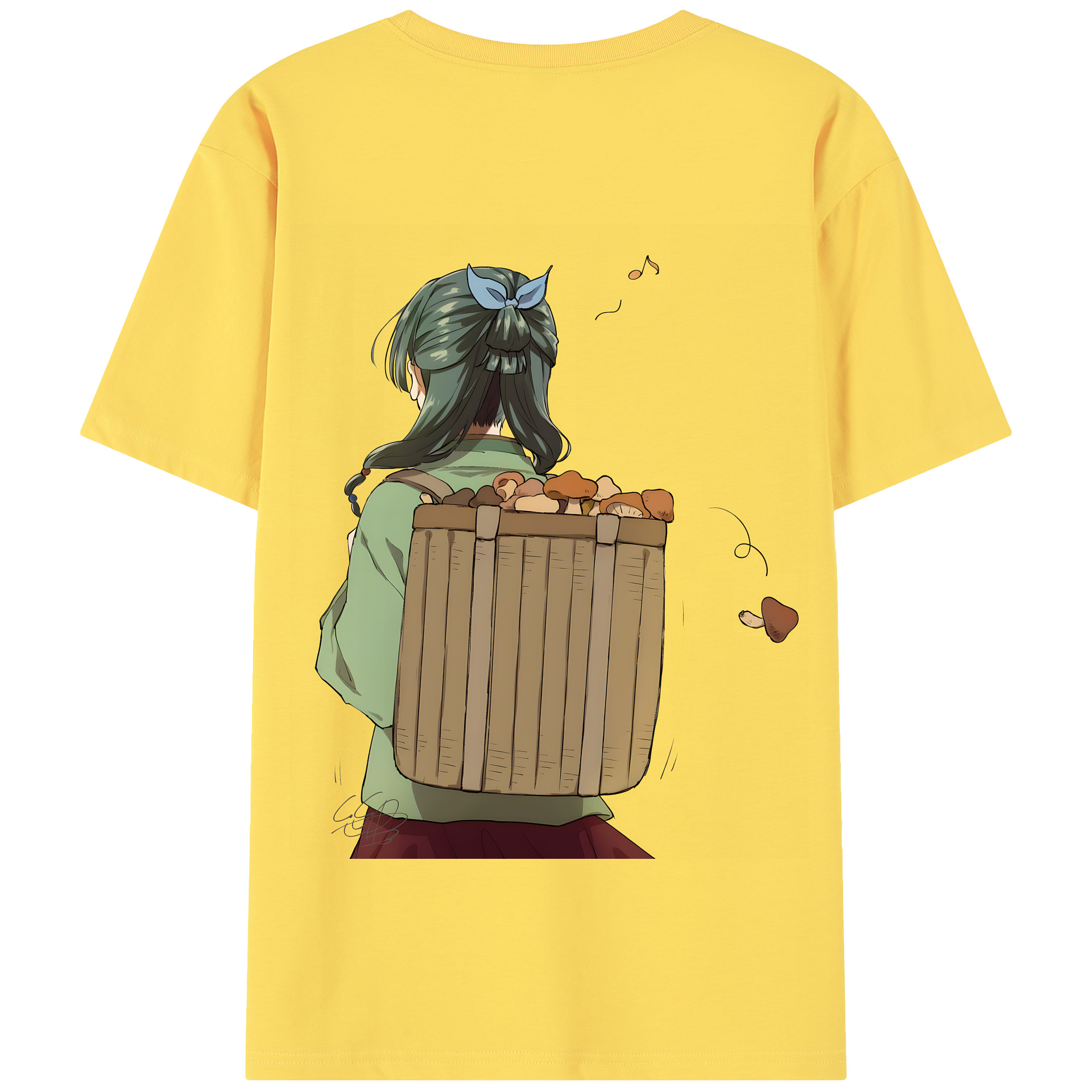 （画像用） 薬屋のひとりごと The Apothecary Diaries 綿100％半袖Tシャツ（背面プリント）