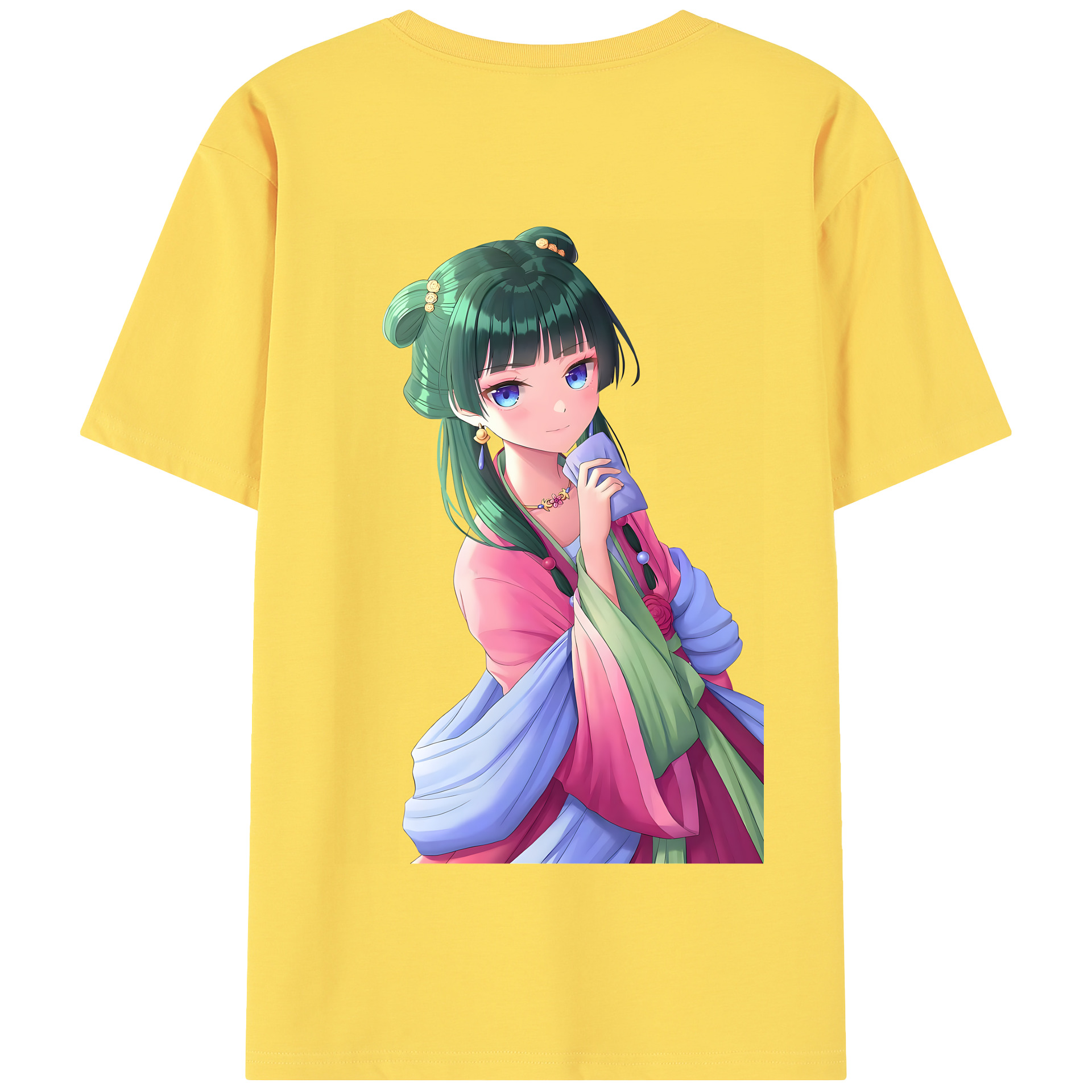 （画像用） 薬屋のひとりごと The Apothecary Diaries 綿100％半袖Tシャツ（背面プリント）