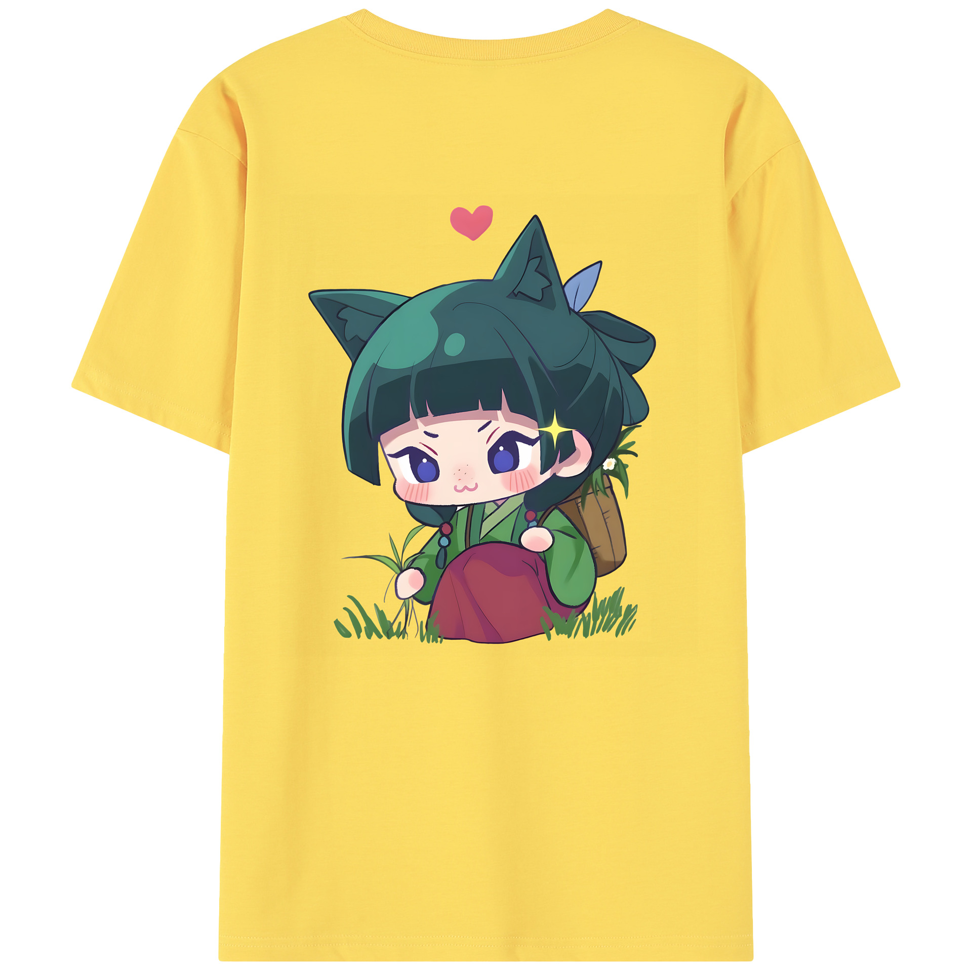 （画像用） 薬屋のひとりごと The Apothecary Diaries 綿100％半袖Tシャツ（背面プリント）
