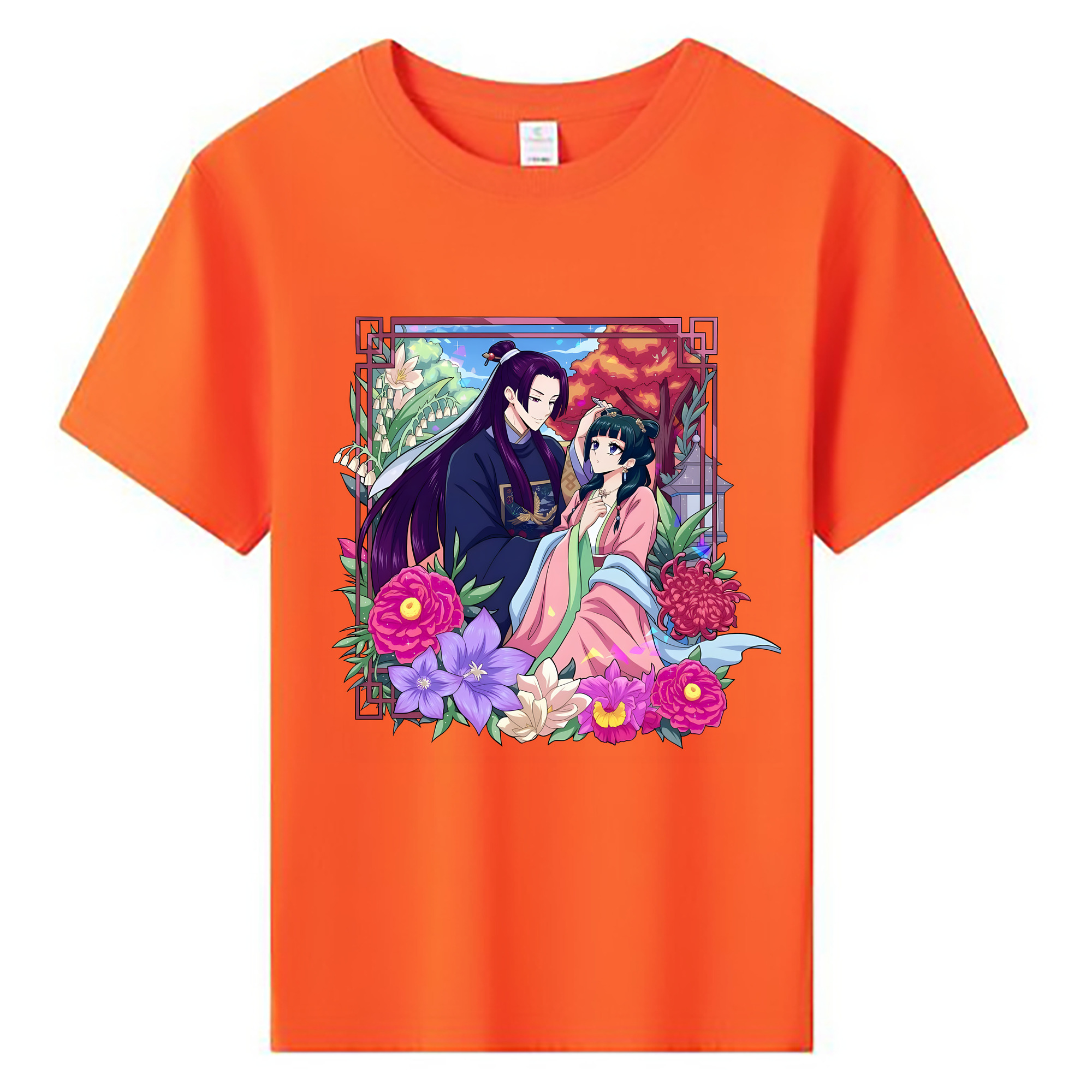 （画像用） 薬屋のひとりごと The Apothecary Diaries 綿100％キッズTシャツ（フロントプリント）