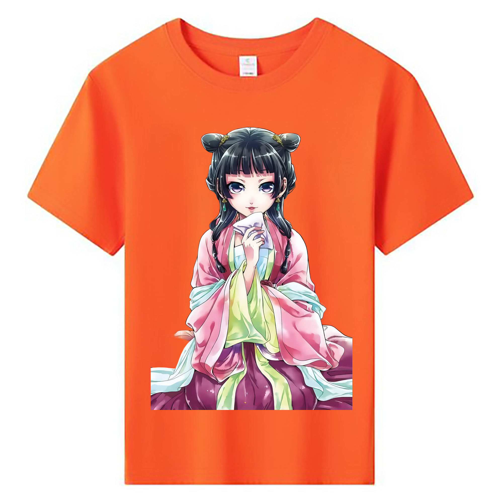 （画像用） 薬屋のひとりごと The Apothecary Diaries 綿100％キッズTシャツ（フロントプリント）