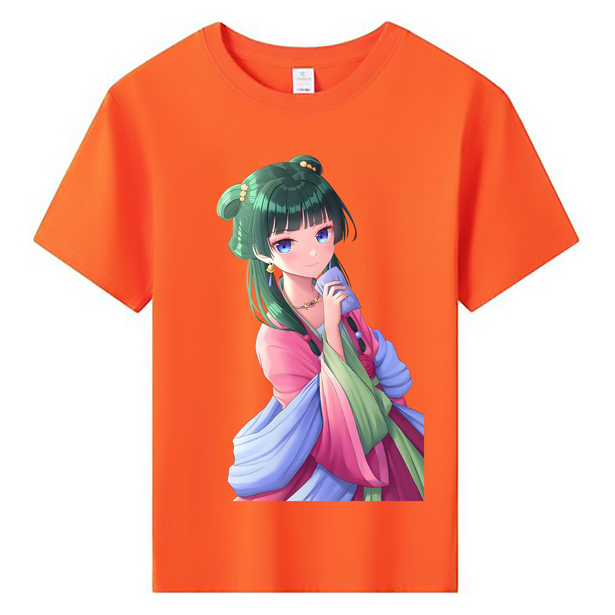 （画像用） 薬屋のひとりごと The Apothecary Diaries 綿100％キッズTシャツ（フロントプリント）