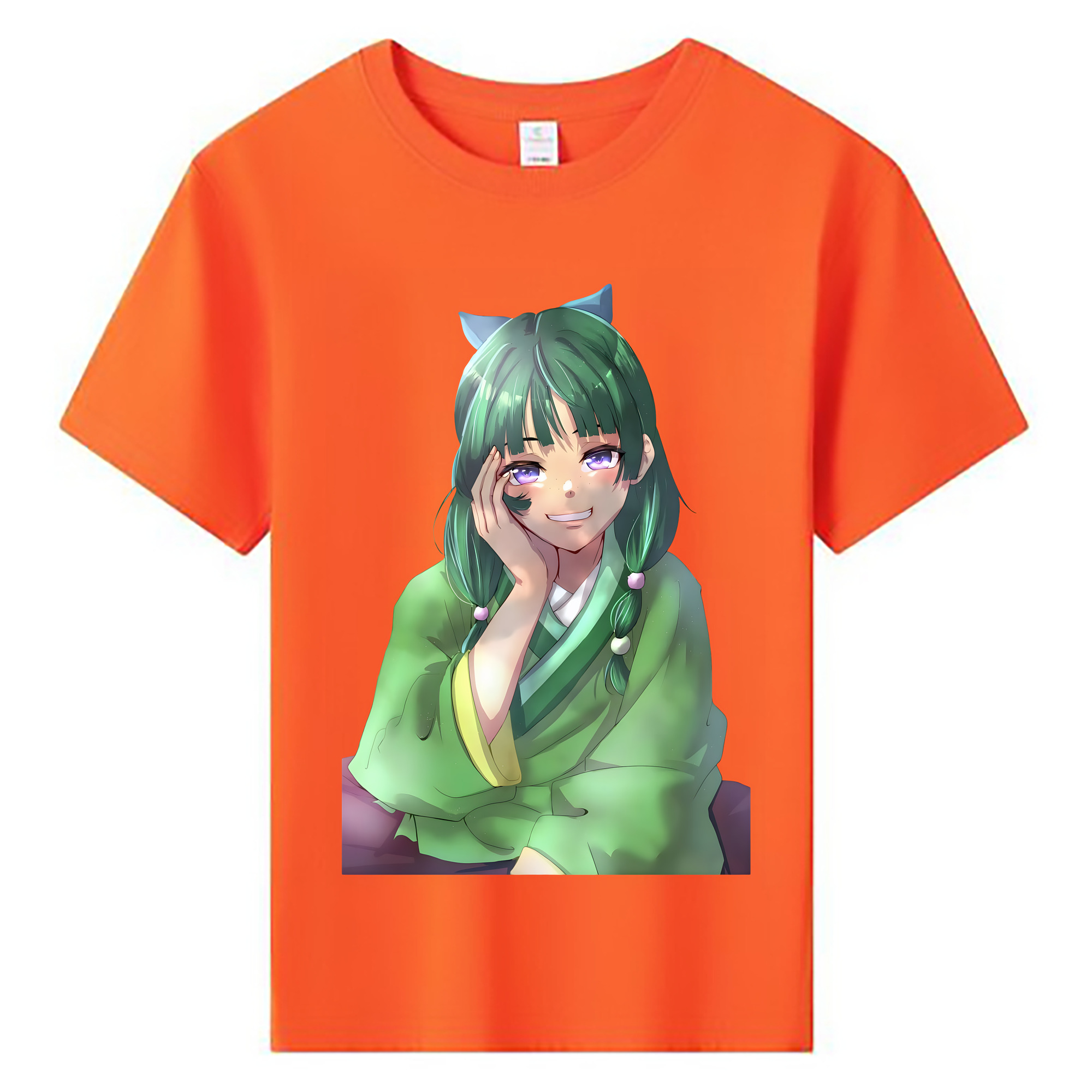 （画像用） 薬屋のひとりごと The Apothecary Diaries 綿100％キッズTシャツ（フロントプリント）