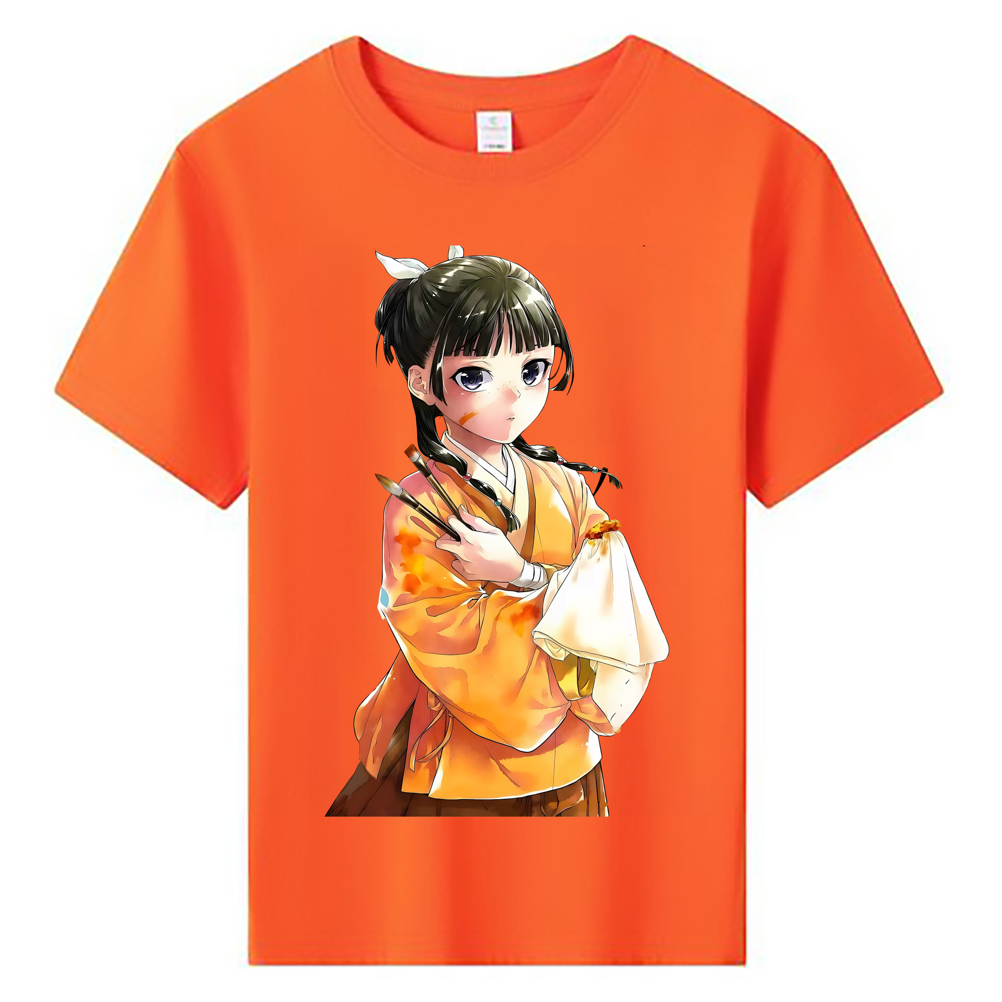 （画像用） 薬屋のひとりごと The Apothecary Diaries 綿100％キッズTシャツ（フロントプリント）