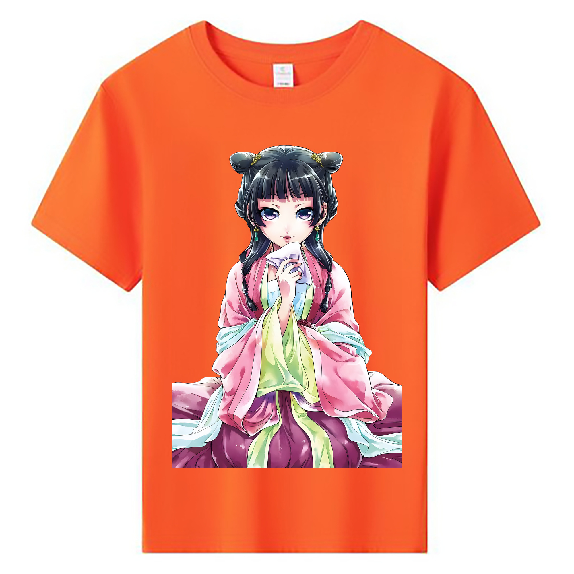 （画像用） 薬屋のひとりごと The Apothecary Diaries 綿100％キッズTシャツ（フロントプリント）