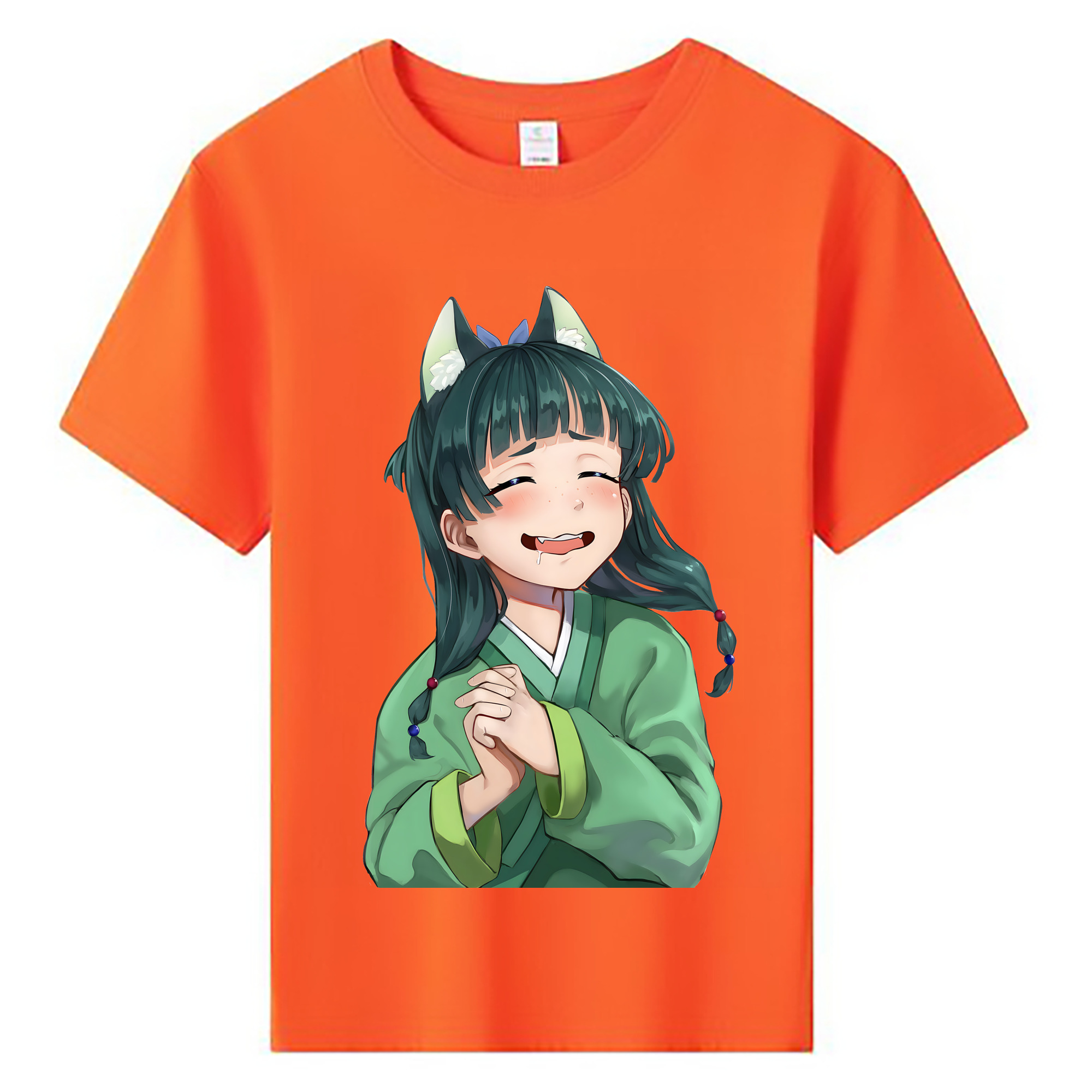 （画像用） 薬屋のひとりごと The Apothecary Diaries 綿100％キッズTシャツ（フロントプリント）