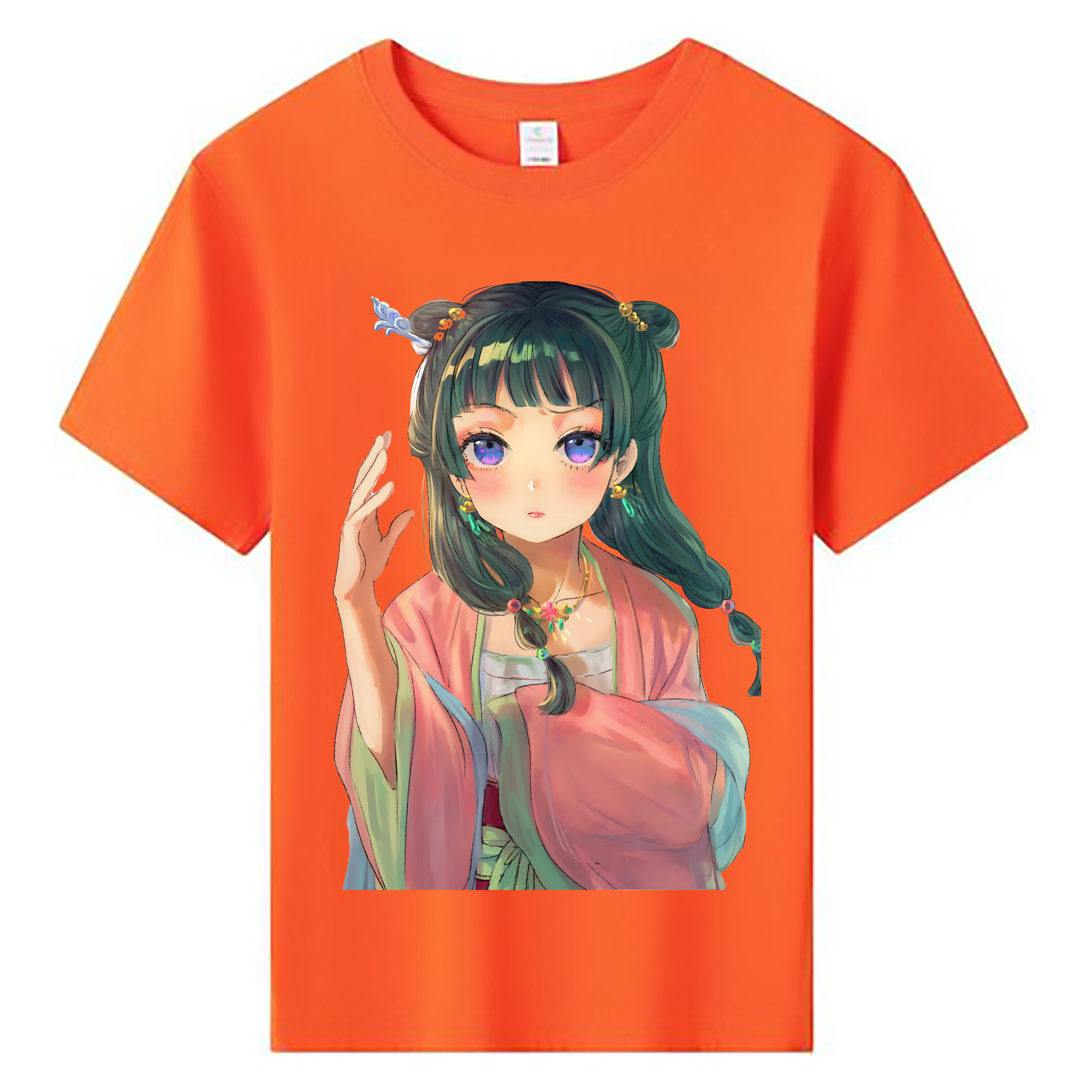 （画像用） 薬屋のひとりごと The Apothecary Diaries 綿100％キッズTシャツ（フロントプリント）