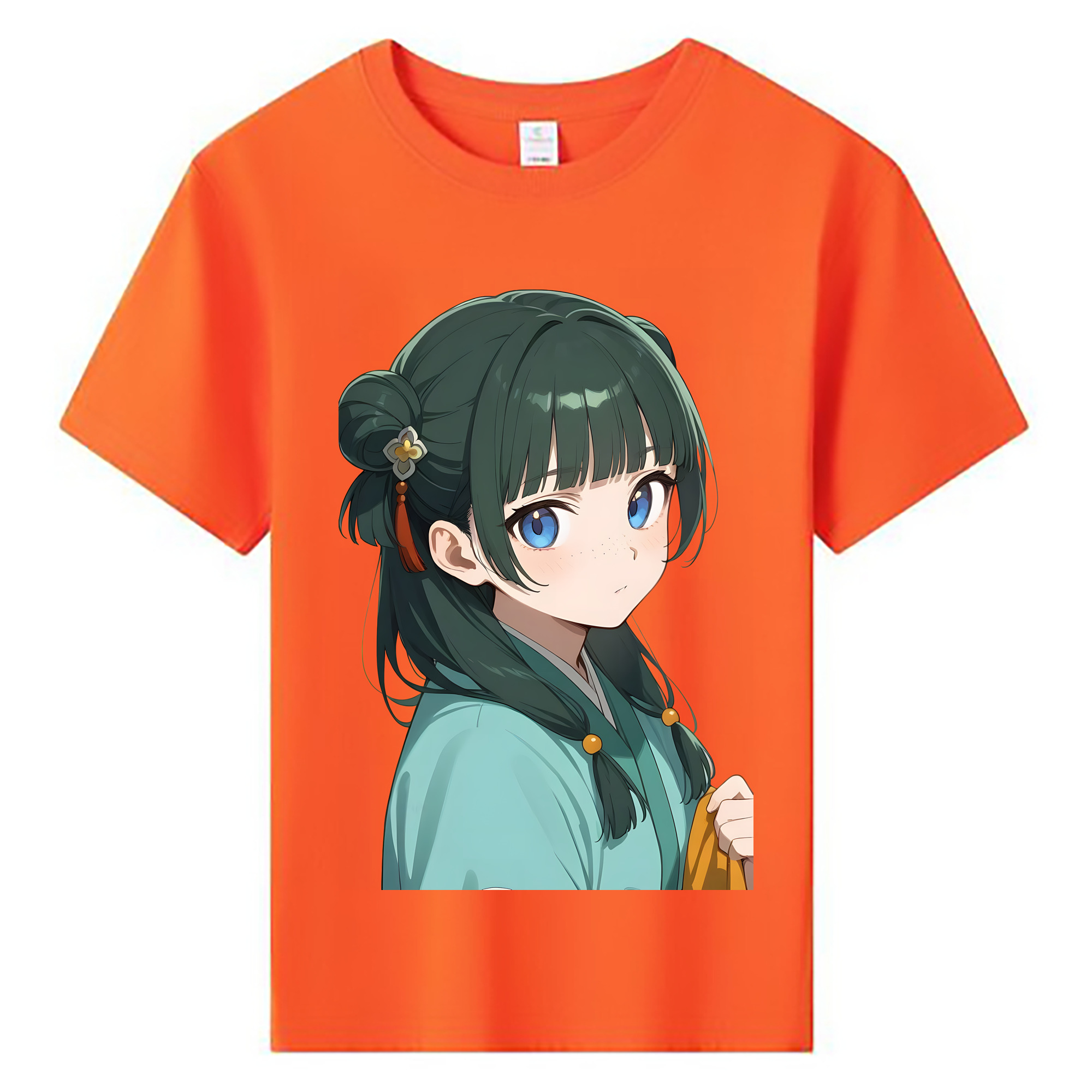 （画像用） 薬屋のひとりごと The Apothecary Diaries 綿100％キッズTシャツ（フロントプリント）