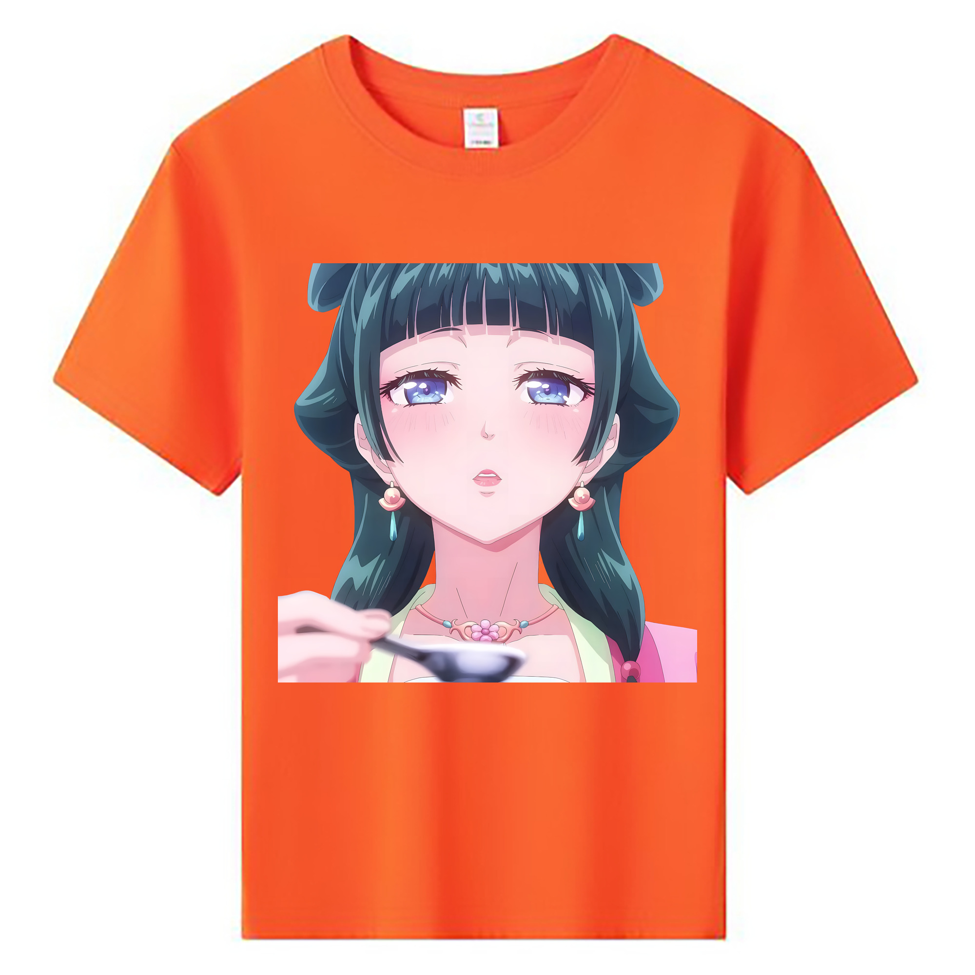 （画像用） 薬屋のひとりごと The Apothecary Diaries 綿100％キッズTシャツ（フロントプリント）